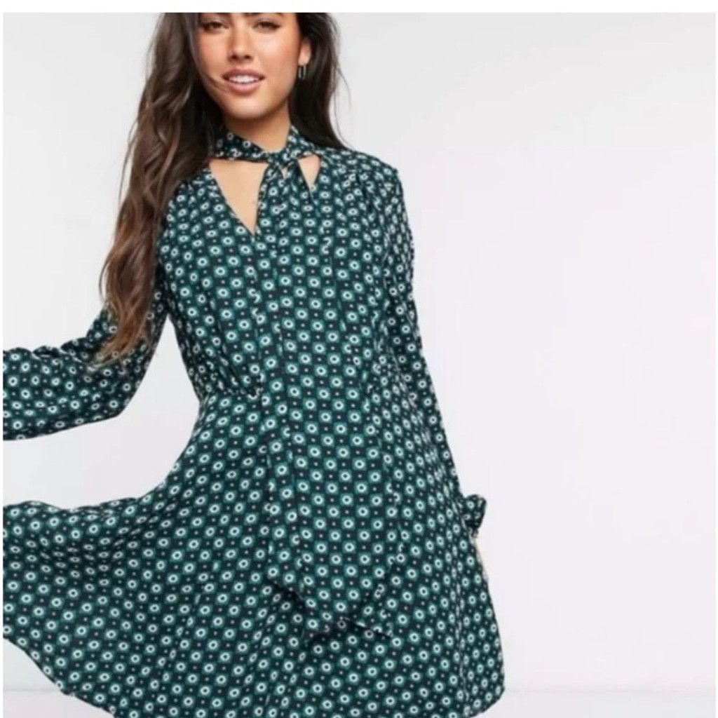 Ted Baker TED BAKER Dolley 70’s Print Mini Dress Size L / US 10 / IT 46 - 11 Thumbnail