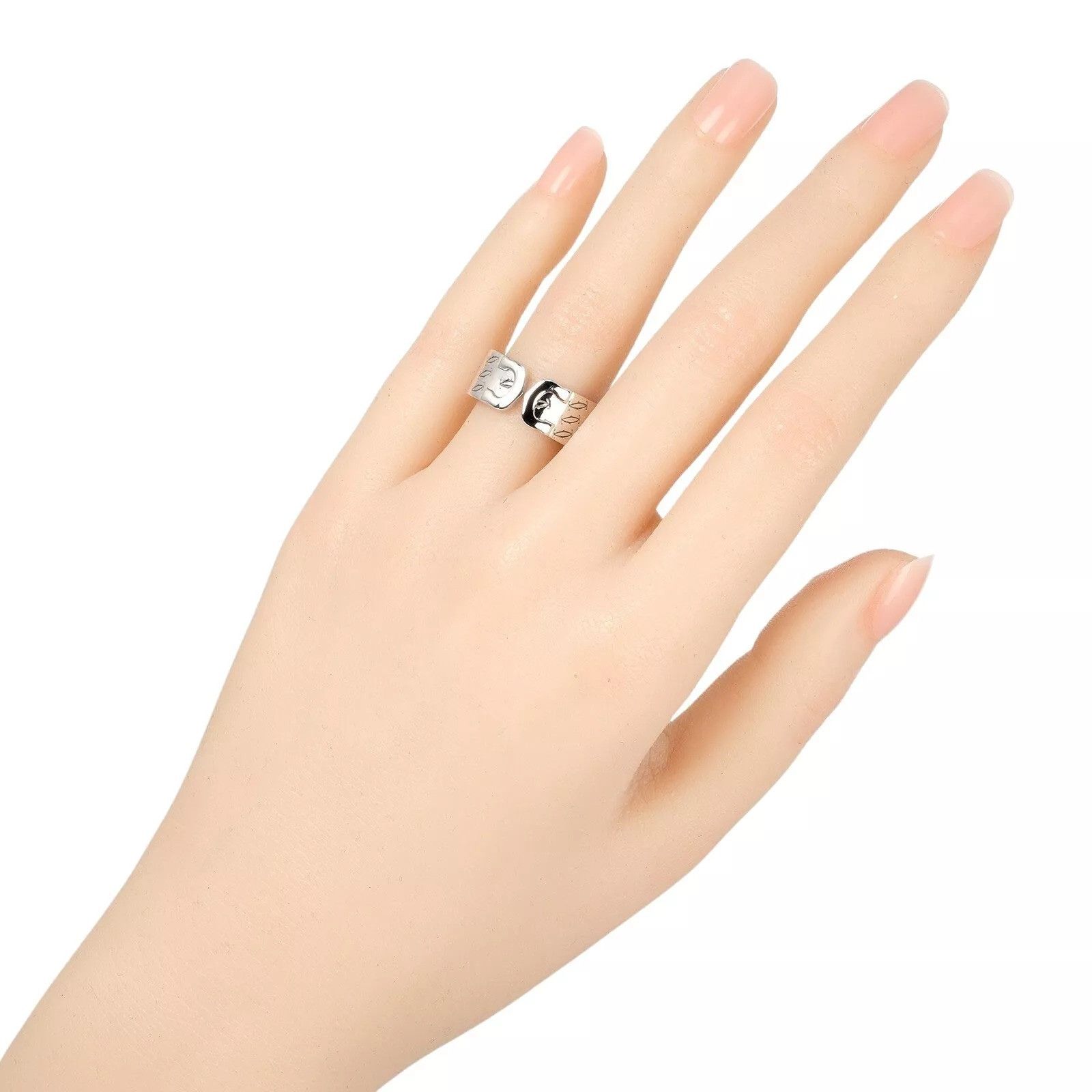 Cartier CARTIER 2C Happy Birthday Ring Christmas 2000 K18 Size ONE SIZE - 6 Thumbnail