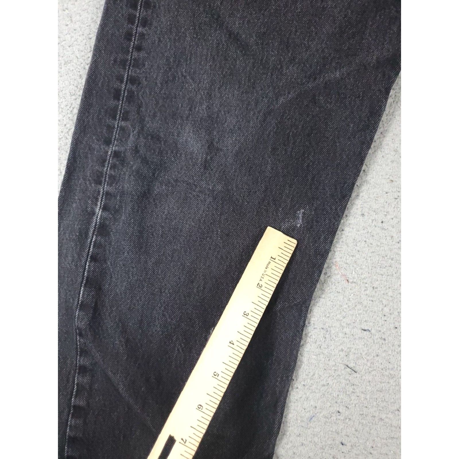 Levi's Levis 501 Mens Gray Straight Leg Jeans 36x34 Cotton Button Fly Size US 36 / EU 52 - 6 Thumbnail