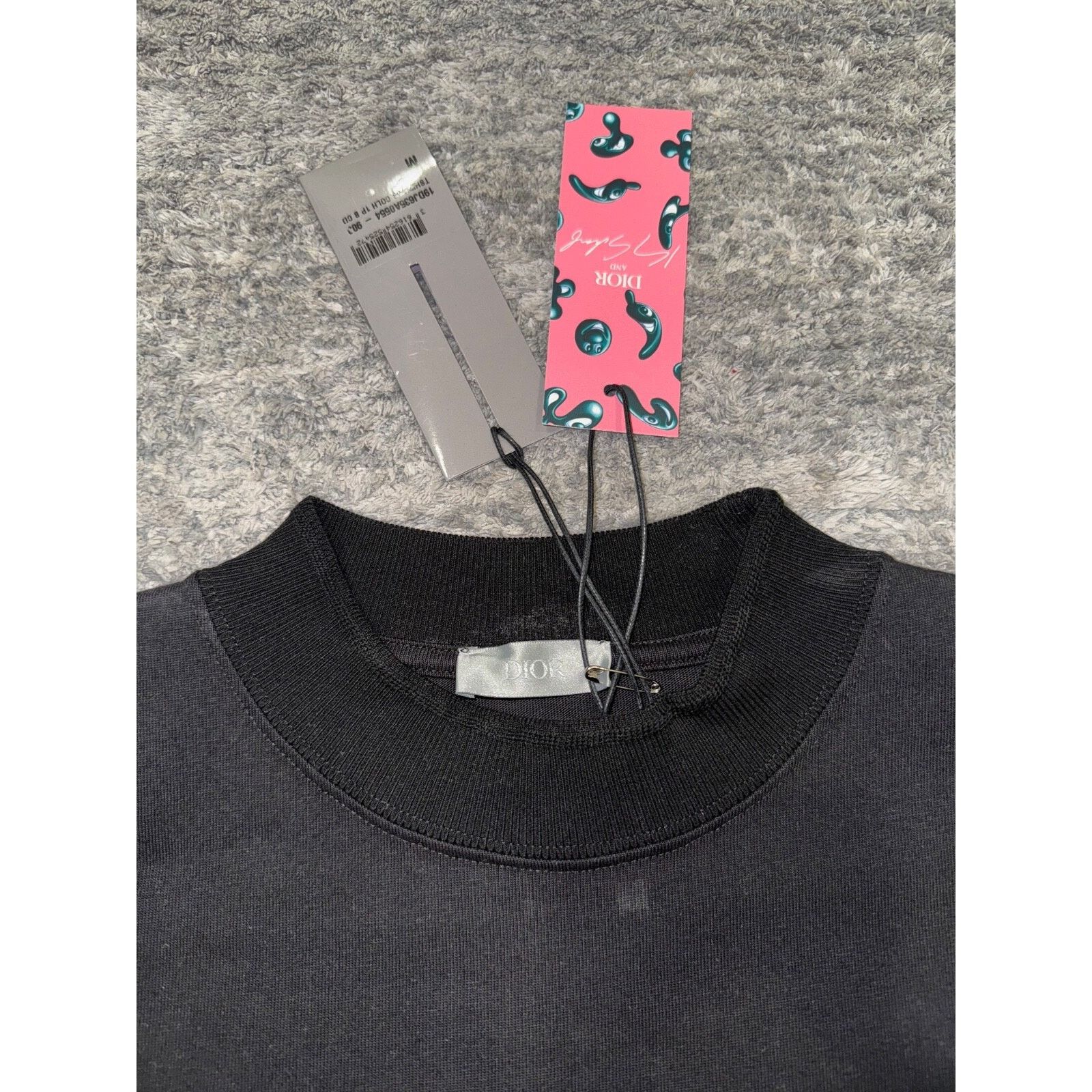 Dior Dior And Kenny Scharf Black Purple Pocket Short Sleeve Size US M / EU 48-50 / 2 - 6 Thumbnail