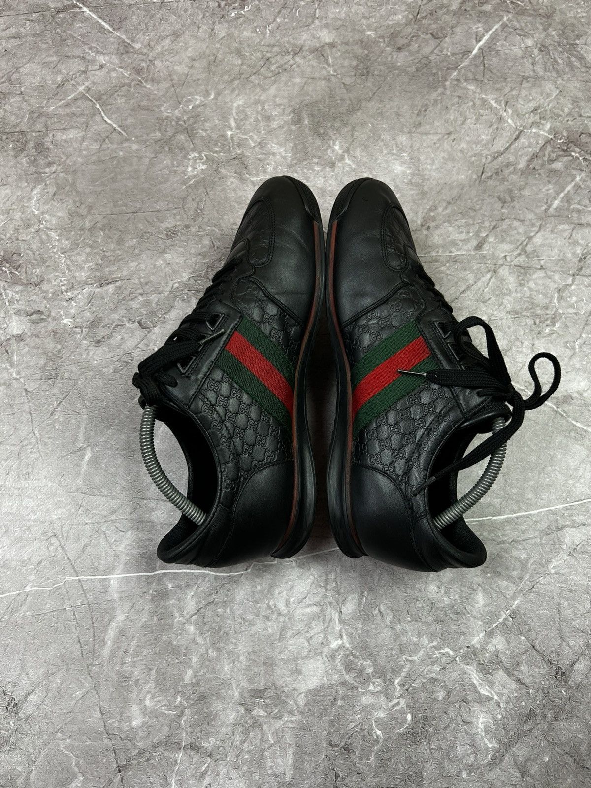 Gucci Gucci monogram leather sneakers Size US 8 / EU 41 - 5 Thumbnail