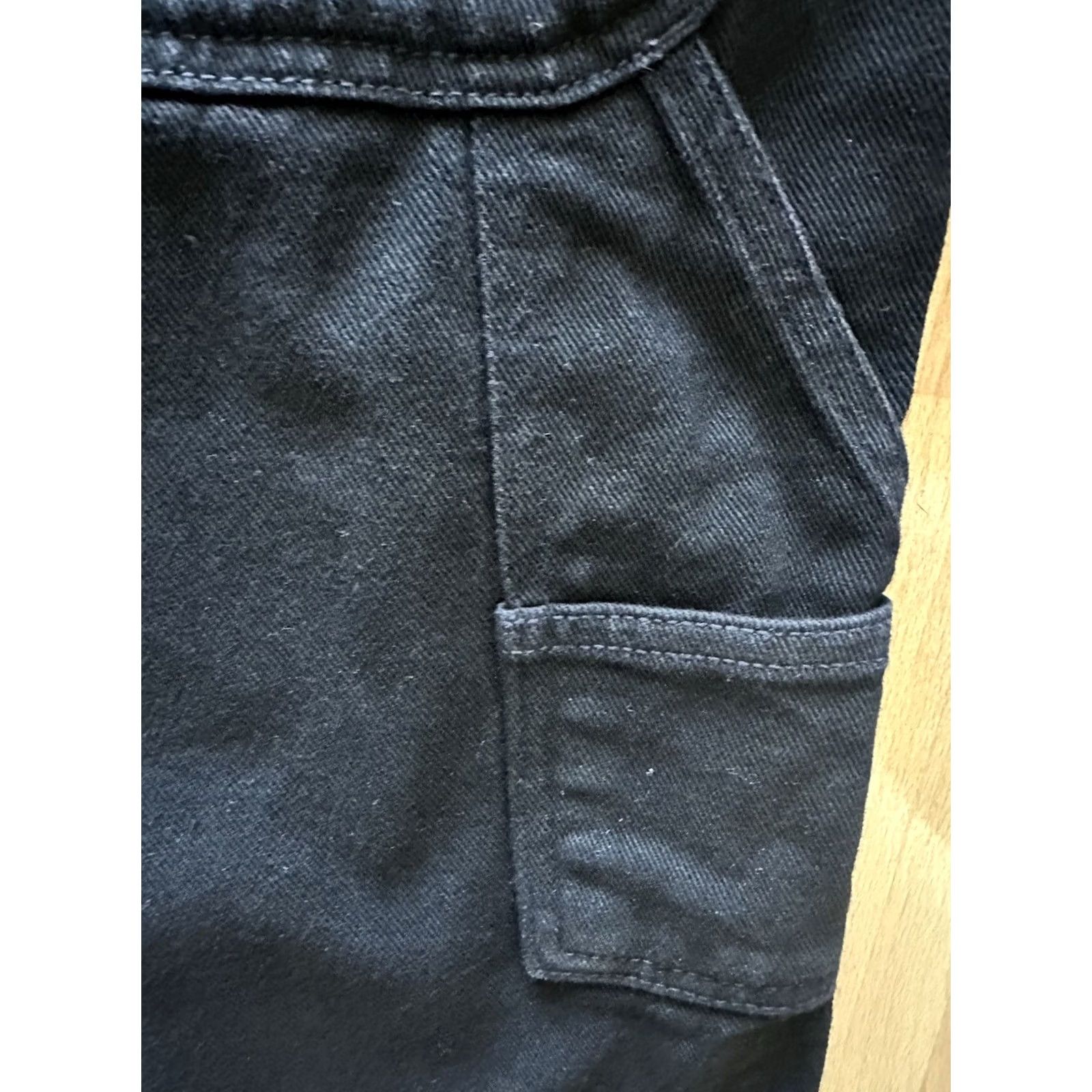 Tommy Hilfiger VINTAGE Tommy Hilfiger Shorts Mens 32 Black Denim Baggy Jorts Skater Y2K Bermuda 90s Grunge Hip Hop Mens Size US 32 / EU 48 - 4 Thumbnail
