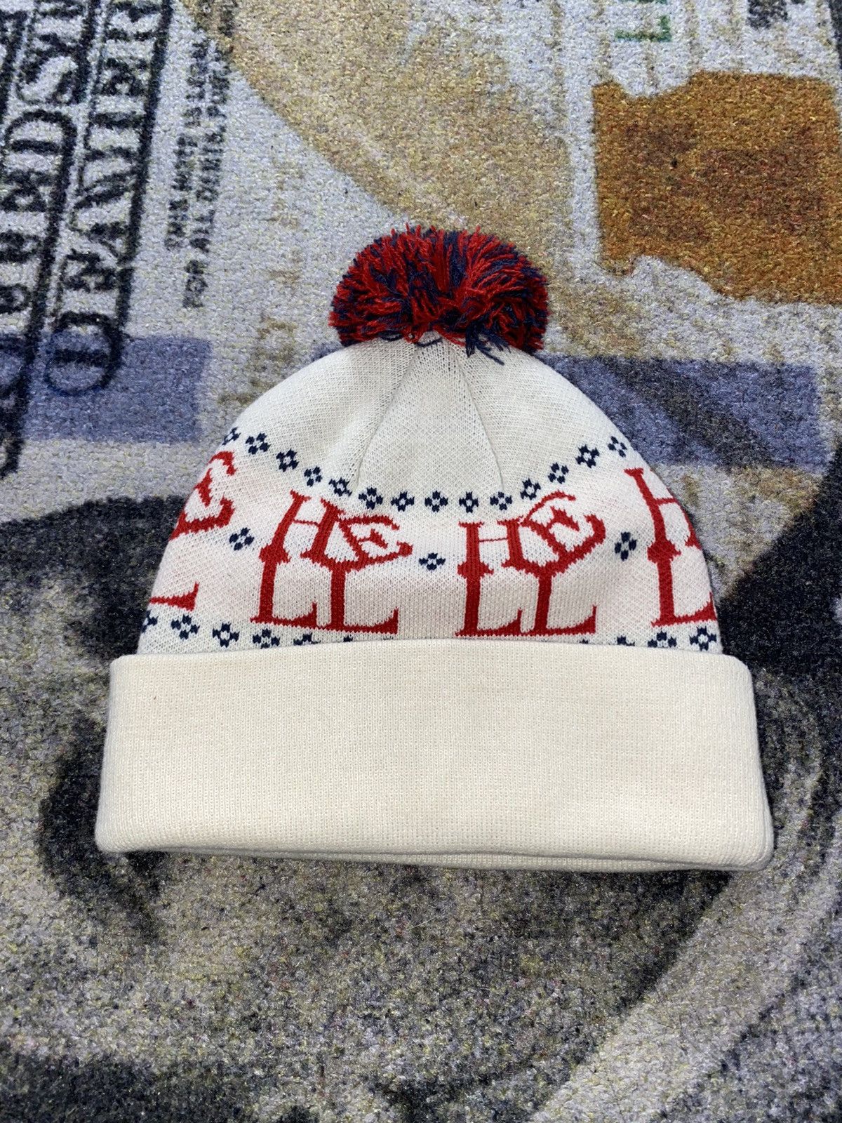 Fuck The Population FTP Hell Pom Beanie Size ONE SIZE - 2 Thumbnail