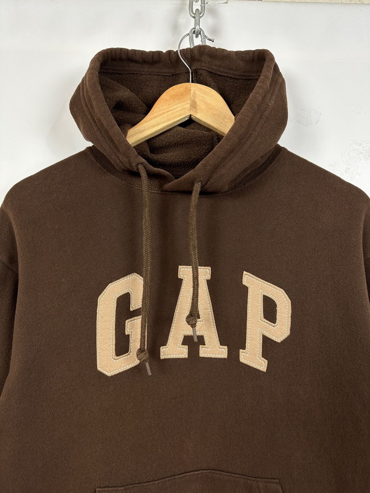 Gap 🤎 Vintage Gap Y2K Brown Hoodie Travis Kanye Style Size M / US 6-8 / IT 42-44 - 7 Thumbnail