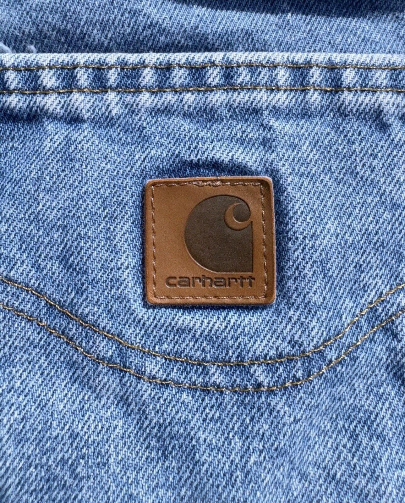 Carhartt Vintage Carhartt Blue Wash Relaxed Fit Jeans 36x30 Size US 36 / EU 52 - 8 Thumbnail