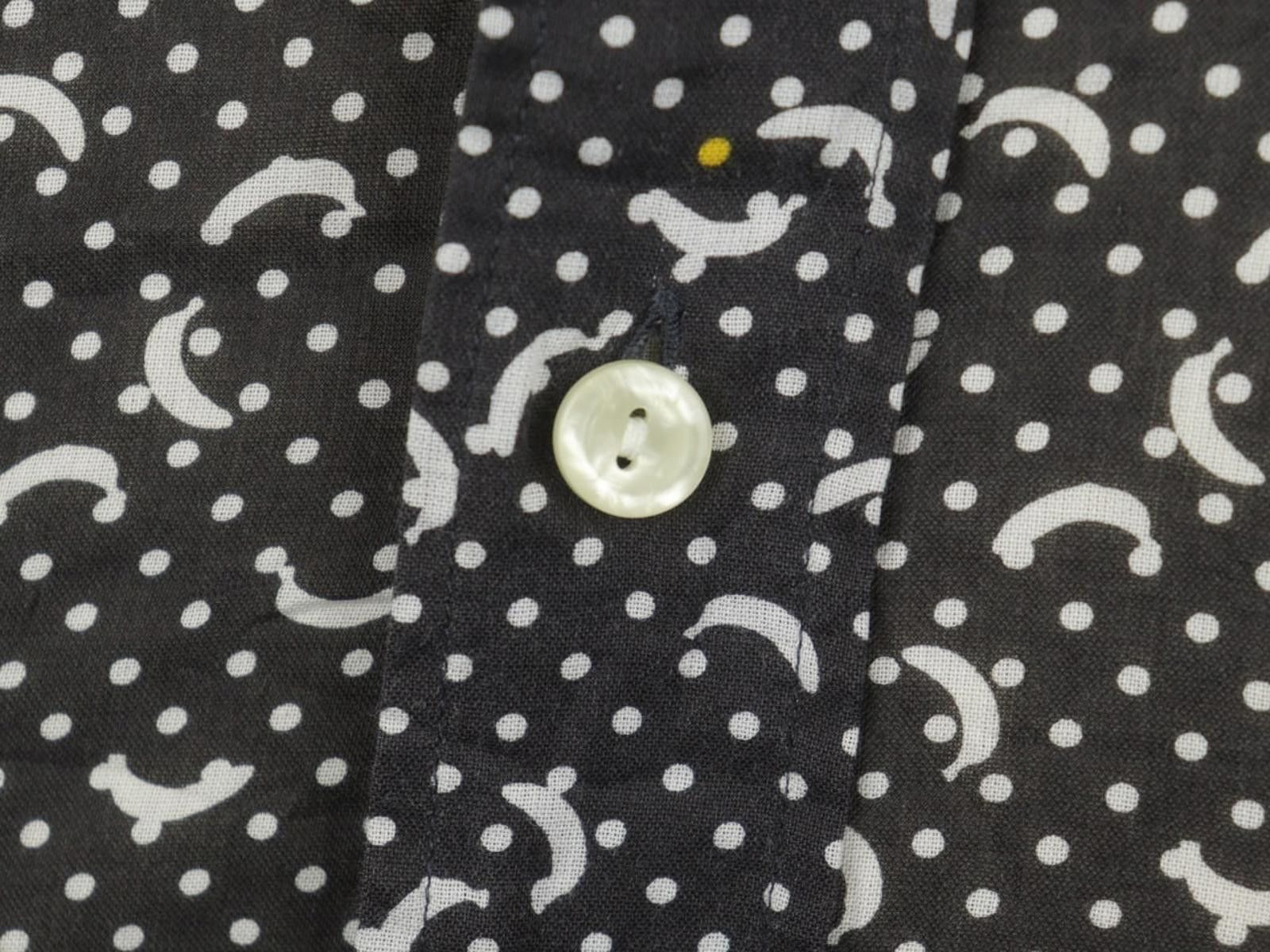 Eton Eton Multi Polka Dot Cotton Collared Dress Shirt Size S Size 36R - 6 Thumbnail