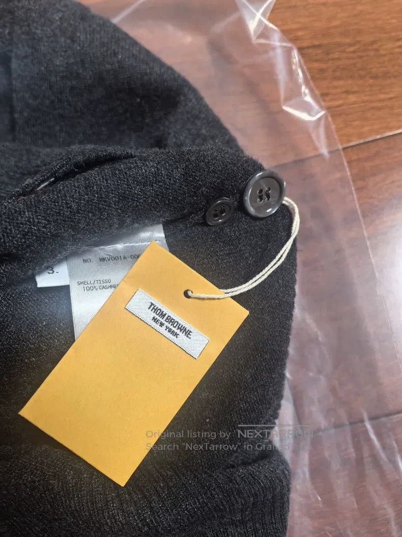 Thom Browne Thom Browne Cashmere Vest Cardigan Size US L / EU 52-54 / 3 - 8 Thumbnail
