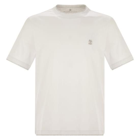 BRUNELLO CUCINELLI Men Polo Shirts M0B137427G WHITE