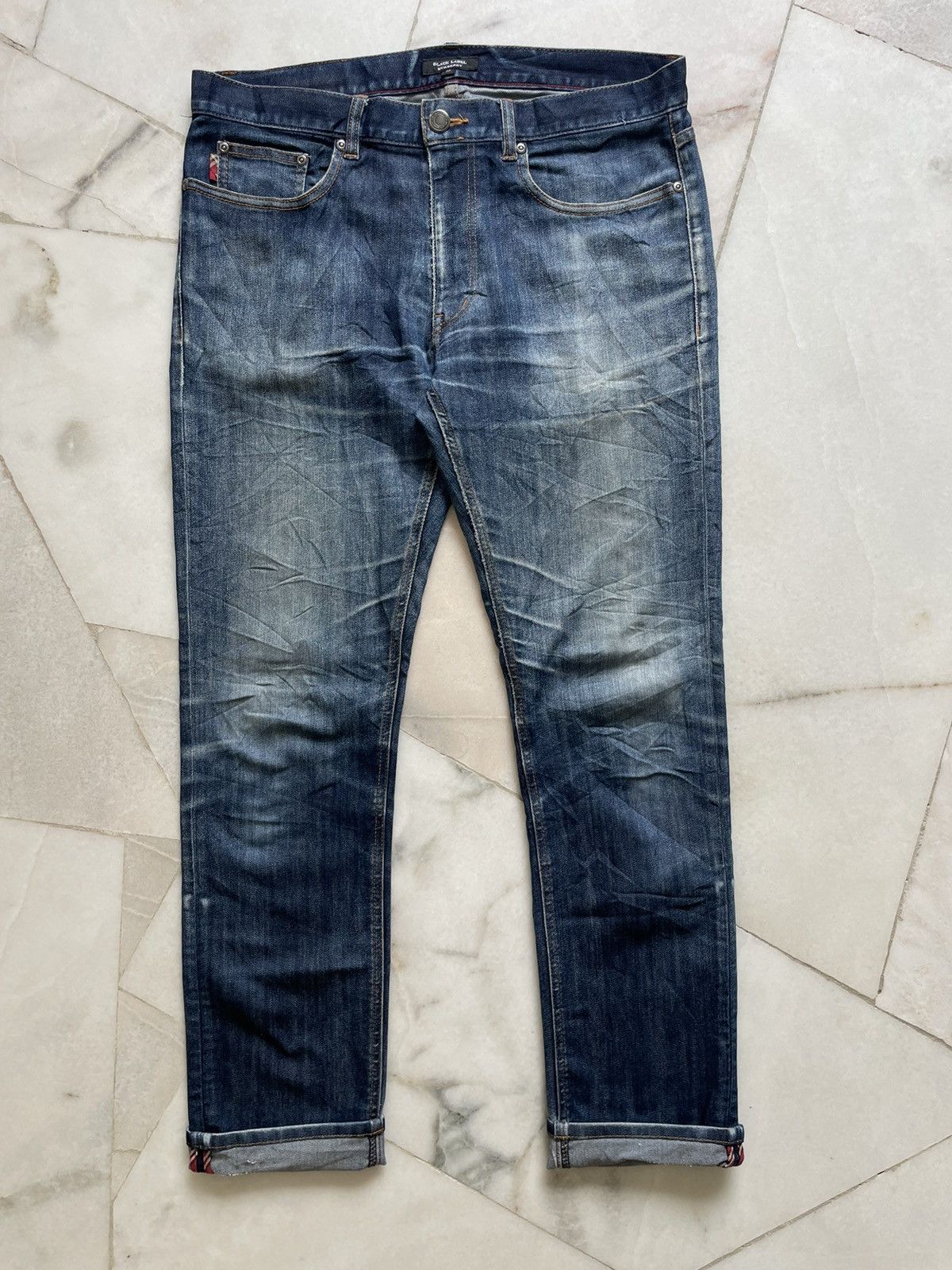 Burberry Vintage Burberry Black Label Nova Check Jeans Size US 34 / EU 50 - 1 Thumbnail