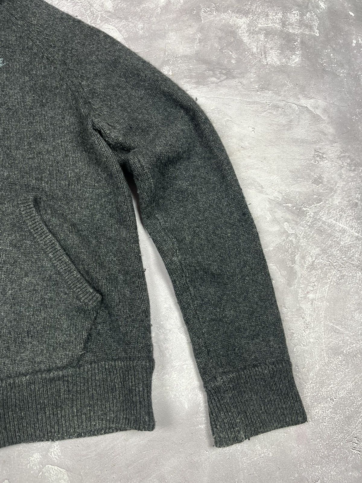 Nike Vintage Nike Wool Grey Zip Hoodie Size M Size US M / EU 48-50 / 2 - 2 Thumbnail