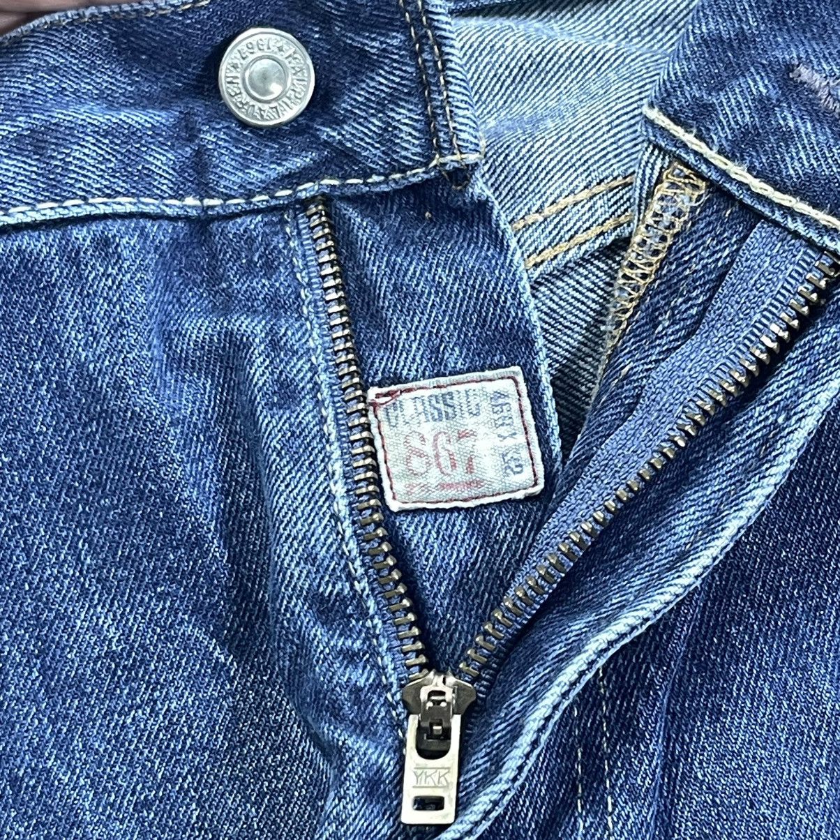 Ralph Lauren Vintage Polo Ralph Lauren 867 Denim w46 Leather Patch Jeans Size US 44 / EU 60 - 14 Thumbnail