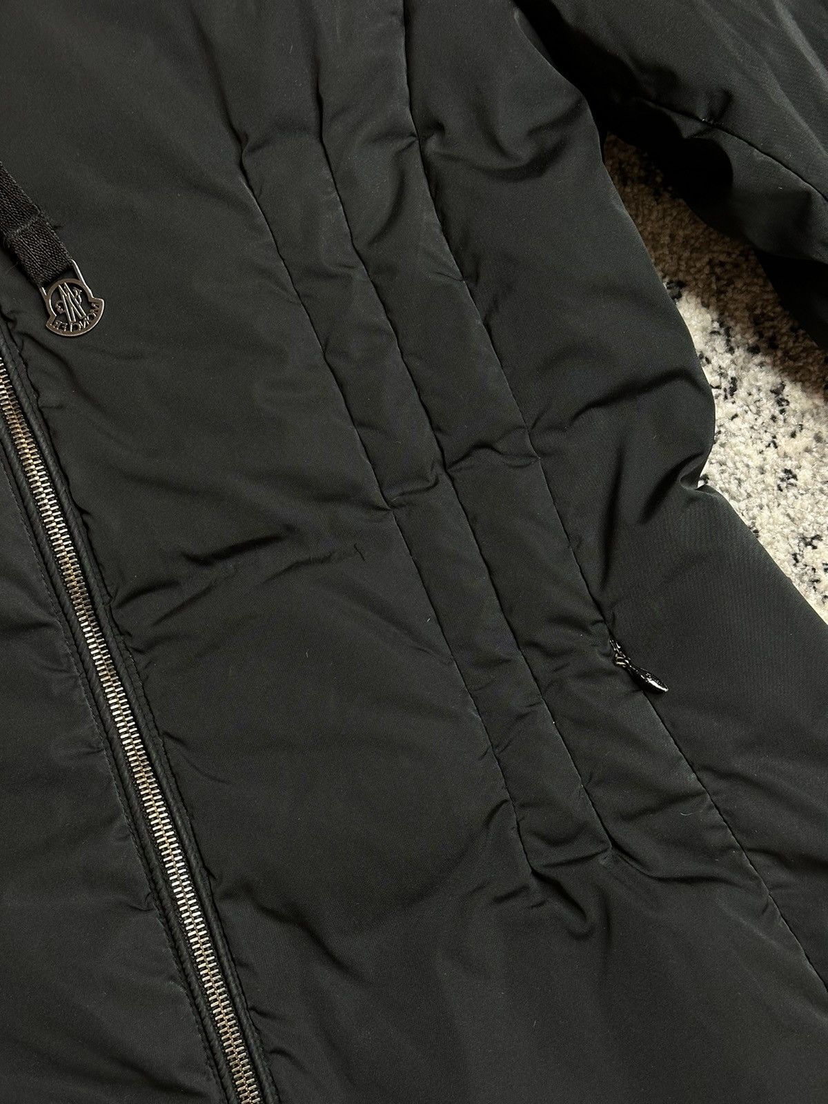 Moncler Moncler Black Jacket Luxury Size L / US 10 / IT 46 - 5 Thumbnail
