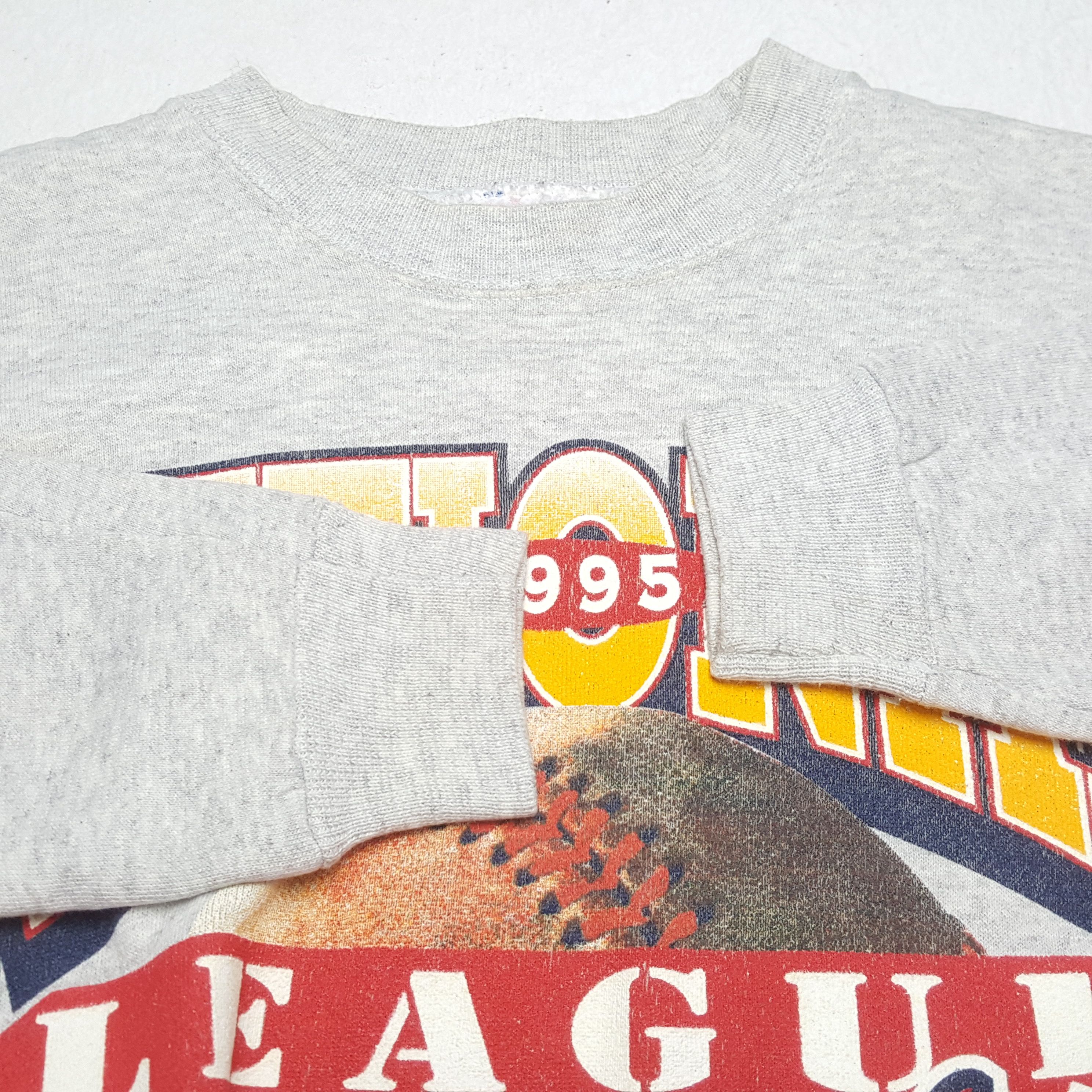 MLB × Vintage ATLANTA BRAVES Baseball Team MLB Vintage Sweatshirt Size US L / EU 52-54 / 3 - 8 Thumbnail