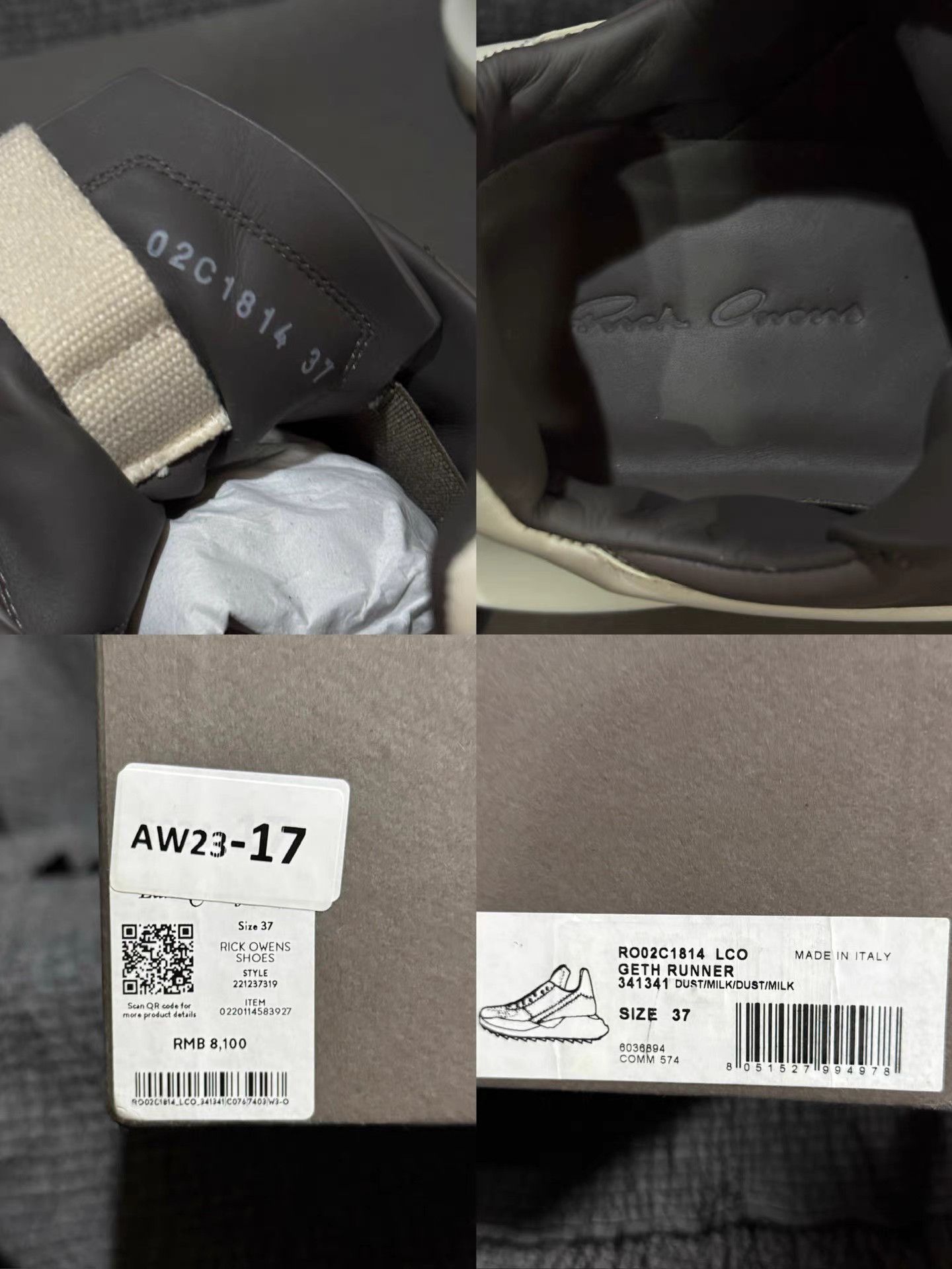 Rick Owens Rick Owens 23FW mainline platform sneakers Size US 7 / IT 37 - 9 Thumbnail