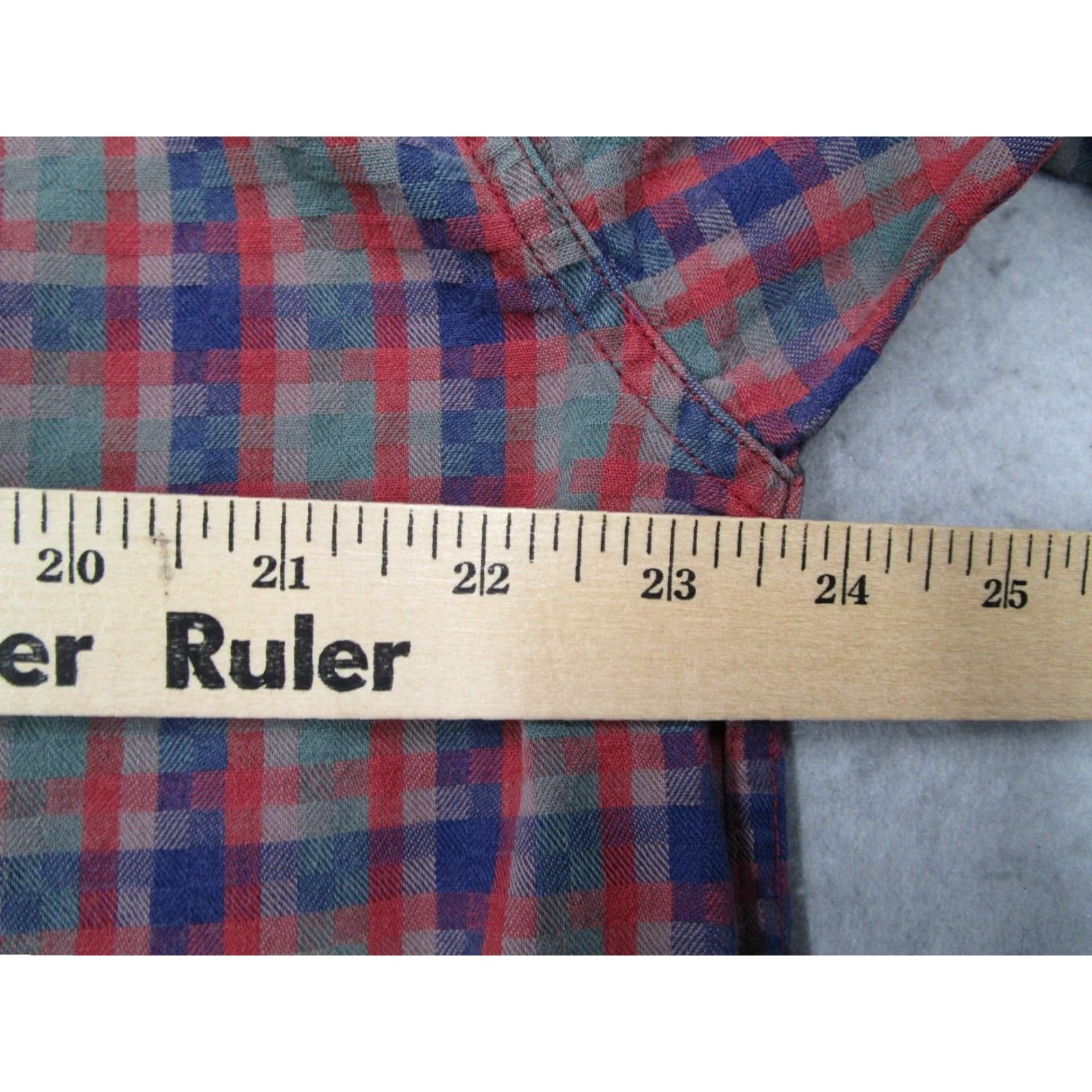 Vintage VINTAGE REI Men's Long Sleeve Button-Up Shirt Casual Workwear Outdoor 100% Cotton Red Check Large Tall Size US L / EU 52-54 / 3 - 6 Thumbnail