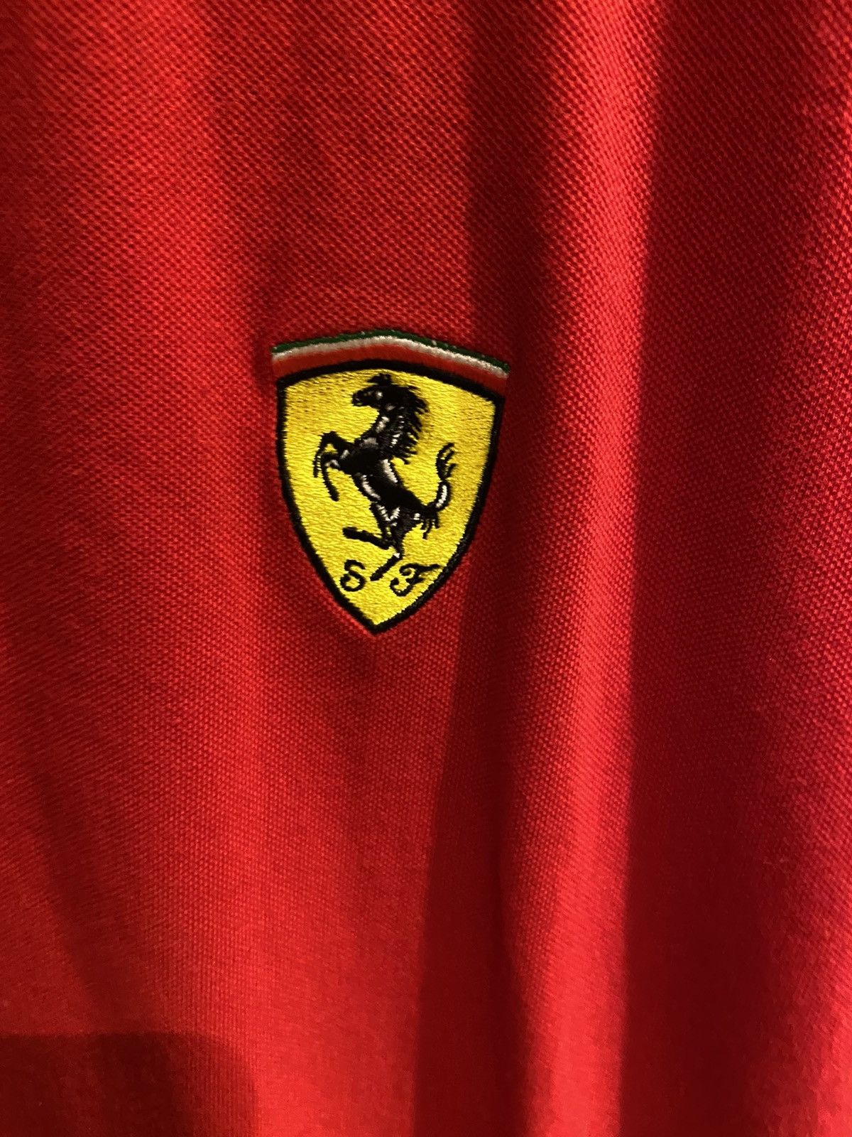 Vintage Vintage Ferrari polo t-shirt Size US XL / EU 56 / 4 - 3 Thumbnail