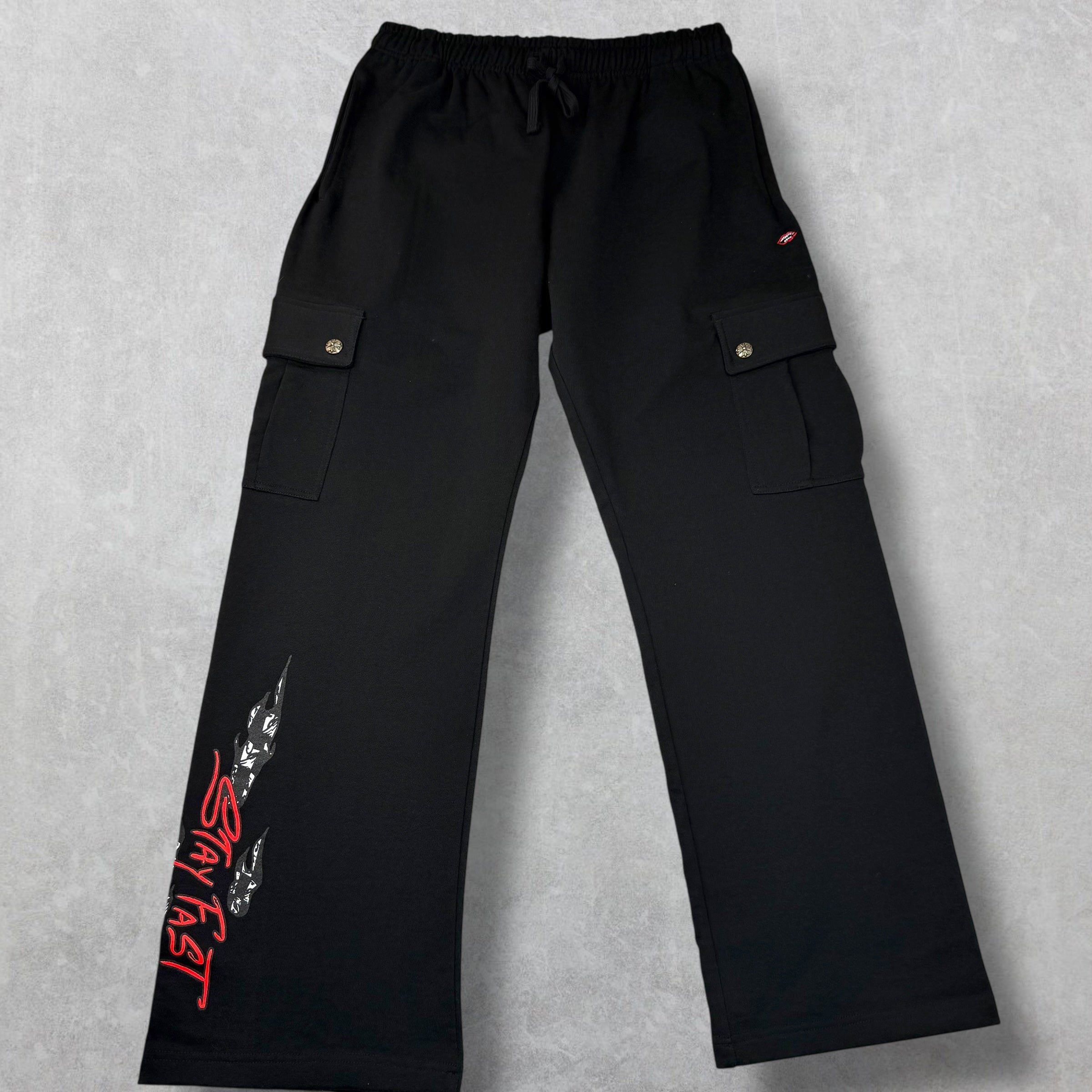 Chrome Hearts Chrome Hearts Matty Boy 'Stay Fast' Cargo Sweats XXL Size US 26 / EU 42 - 2 Thumbnail