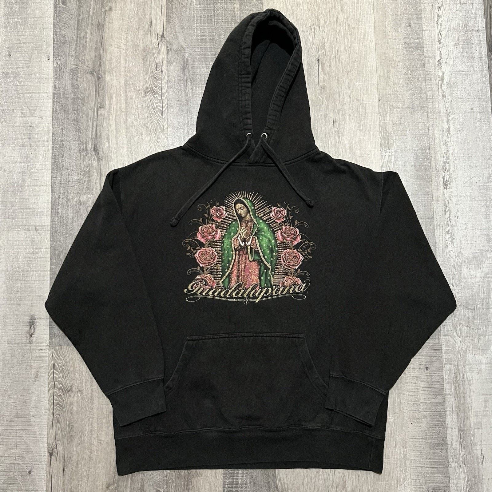 Other Guadalupana Hoodie Virgin Mary Roses Religious Drawstring L Size US L / EU 52-54 / 3 - 1 Thumbnail