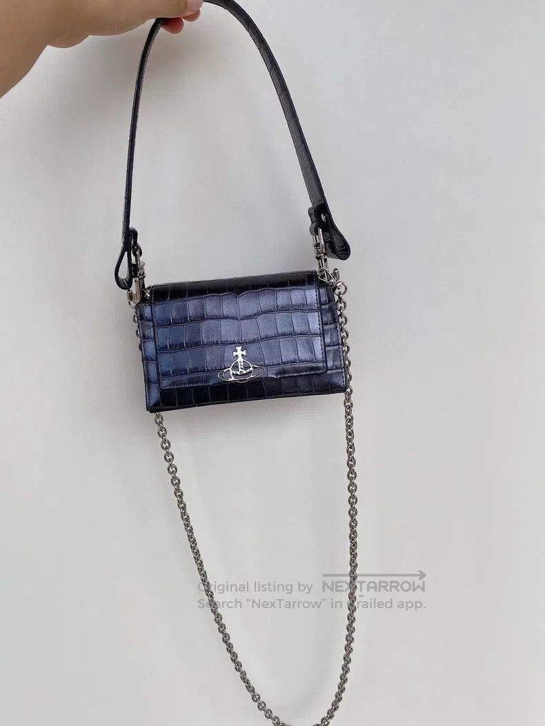 Vivienne Westwood Vivienne Westwood size os Metallic Small Baguette Bag, can Size ONE SIZE - 1 Thumbnail
