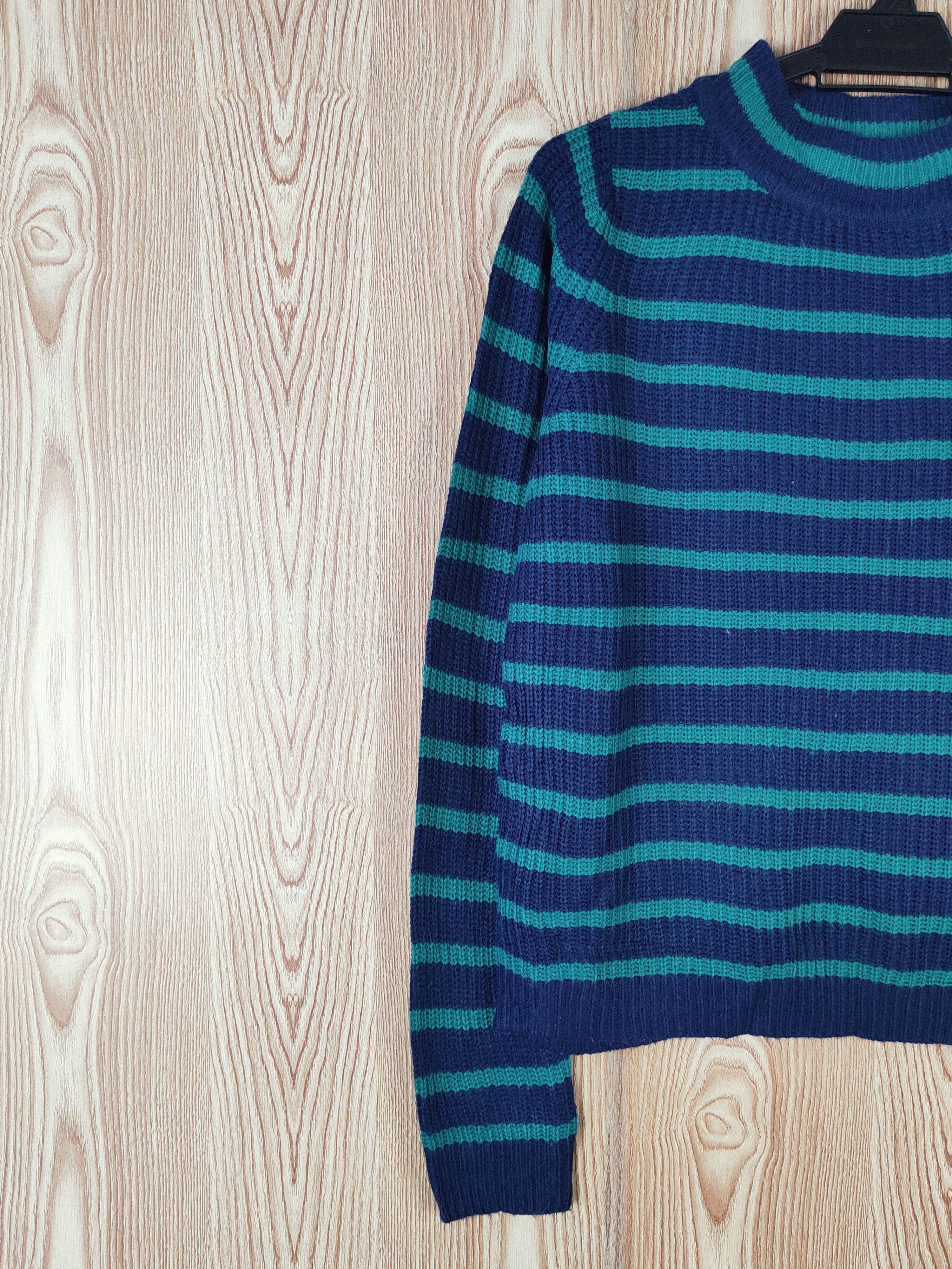 GU GU japan Stripe Knitwear Sweatshirts like kurt cobain #W310 Size US M / EU 48-50 / 2 - 3 Thumbnail