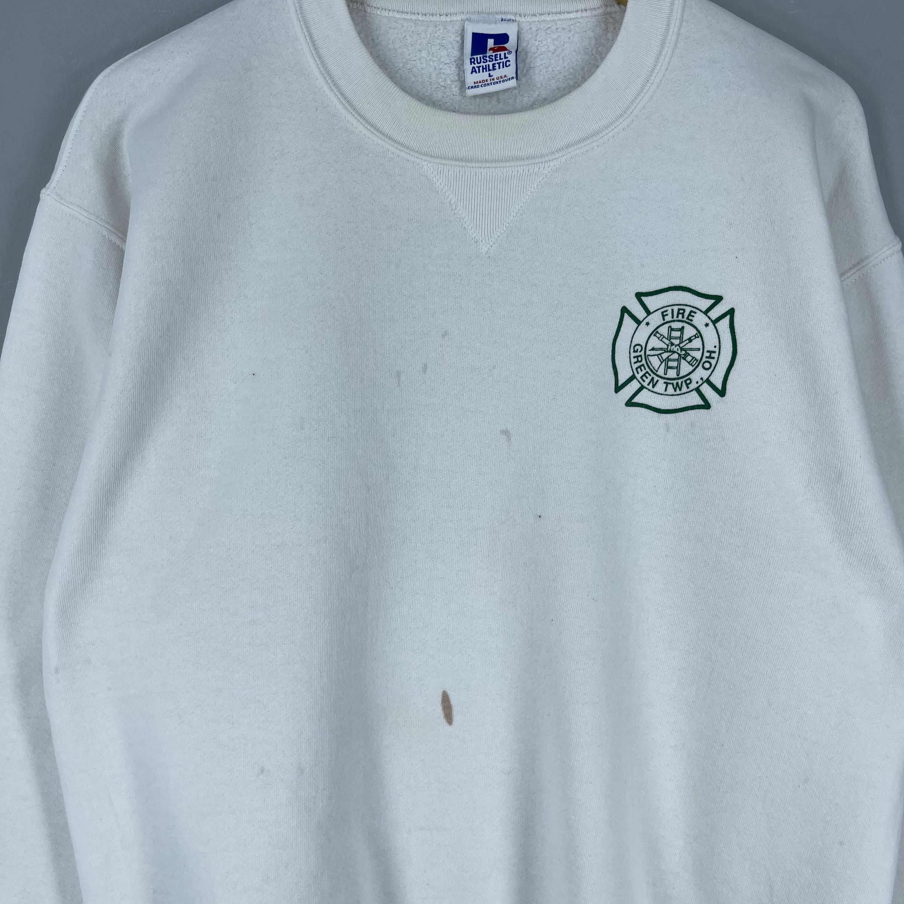 Vintage Vintage FIRE GREEN TOWNSHIP Dirty Sweatshirt Size US M / EU 48-50 / 2 - 2 Thumbnail