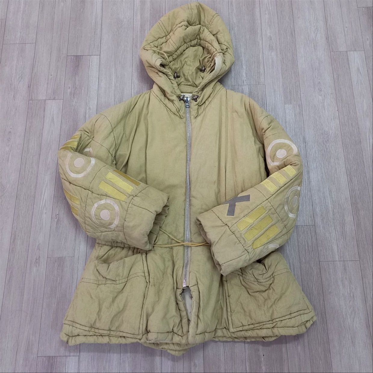 Issey Miyake ISSEY MIYAKE AW1991 IRVING PENN HIEROGLYPH Parka Jacket Size US M / EU 48-50 / 2 - 8 Thumbnail