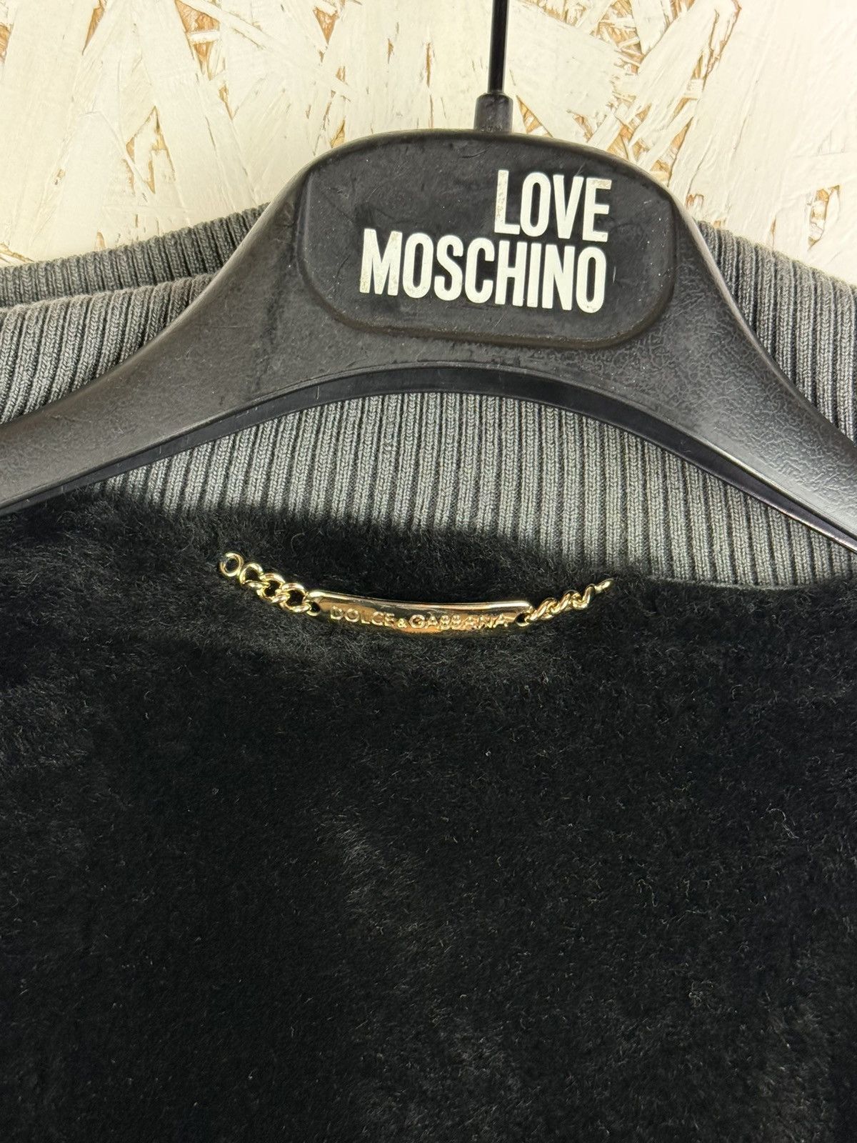 Dolce & Gabbana Dolce & Gabbana Lambskin Leather Shearling Jacket Grey 40 Size S / US 4 / IT 40 - 9 Thumbnail