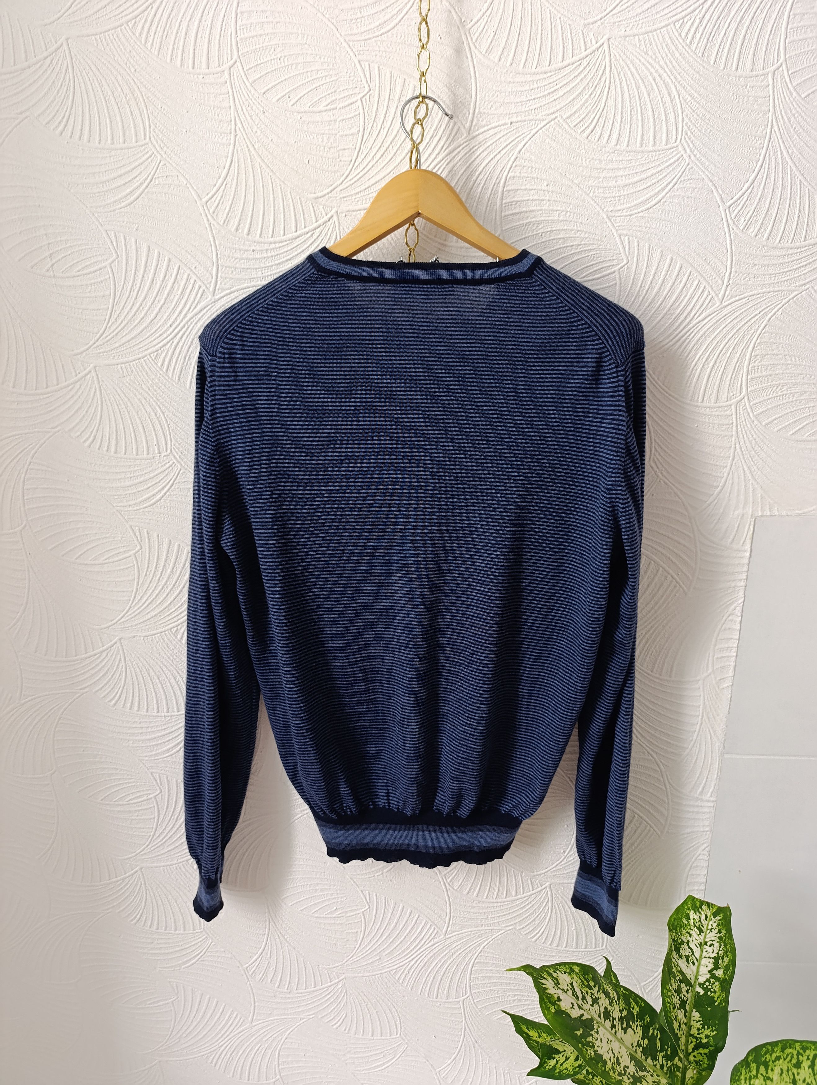 Canali CANALI MENS MERINO WOOL SWEATER SIZE 54 Size US L / EU 52-54 / 3 - 11 Thumbnail