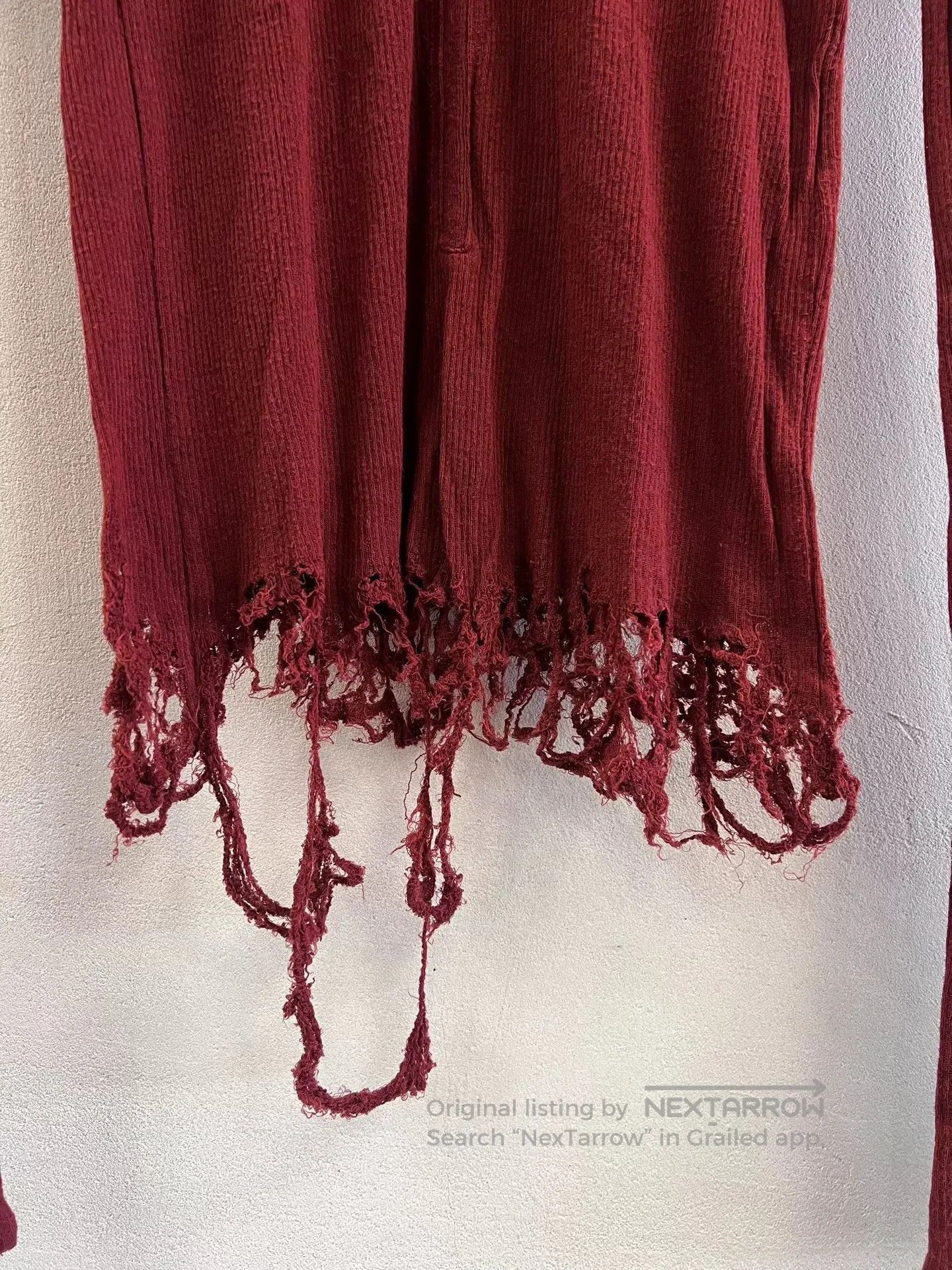 Julius Julius 7 Red Fringe Tank Top. Size XS / US 0-2 / IT 36-38 - 4 Thumbnail