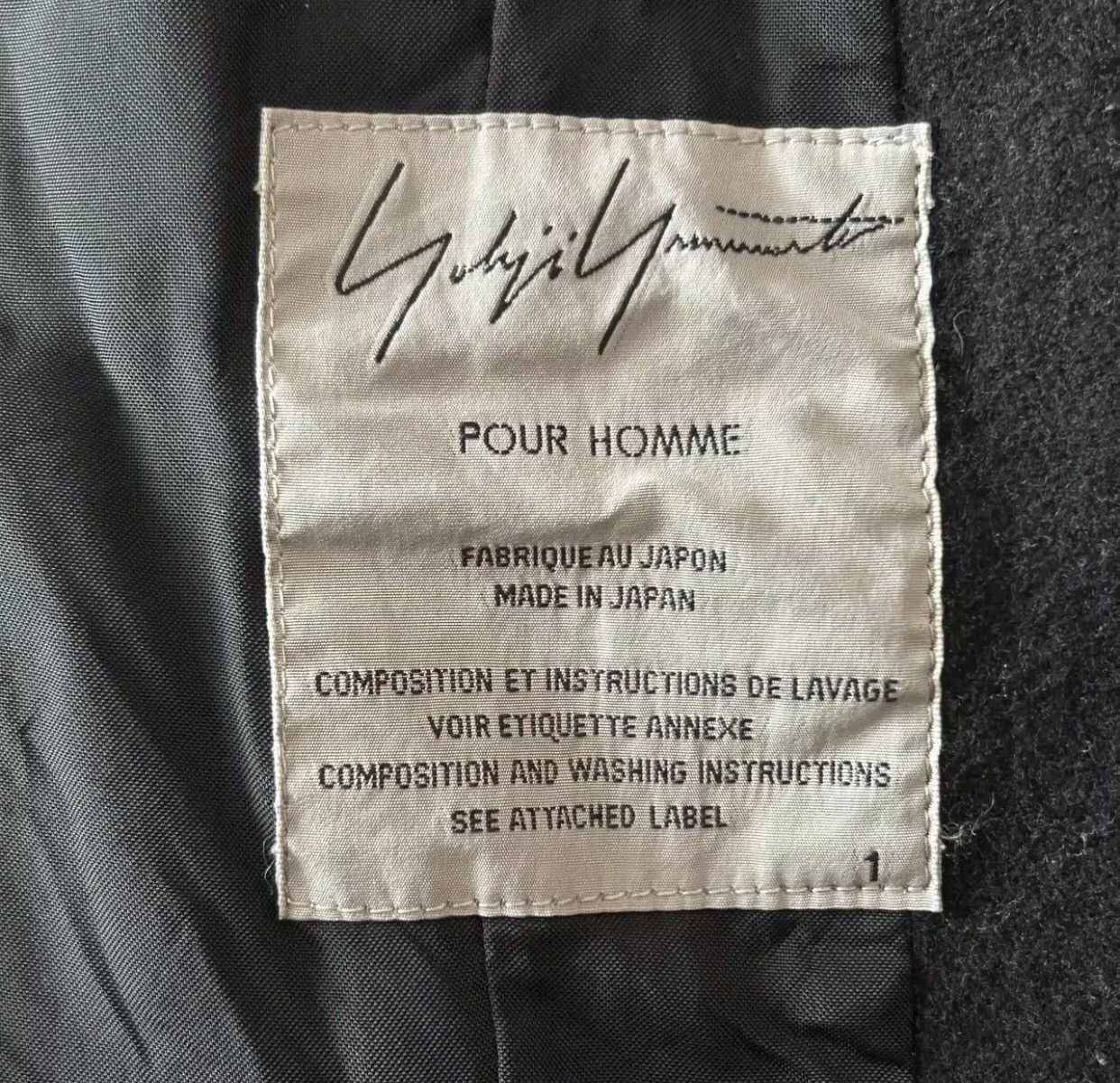 Yohji Yamamoto Yohji Yamamoto 05aw Zip Stud Leather Collar Suit 2412- Size 40S - 5 Thumbnail