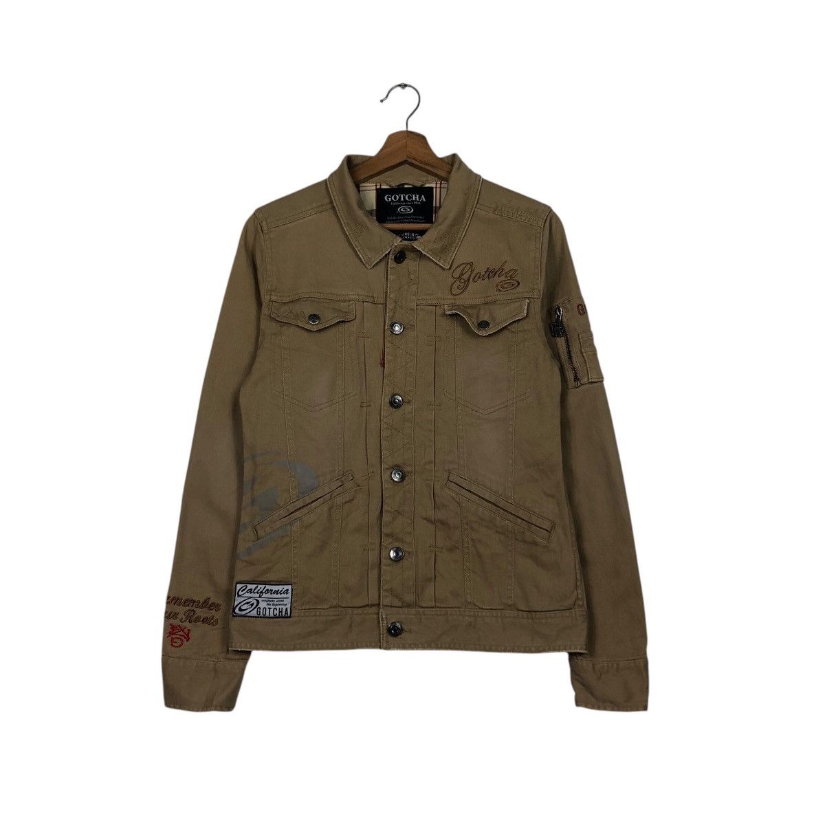 Japanese Brand 📌Vintage Biker Jacket Gotcha Punk Design Style Size US S / EU 44-46 / 1 - 2 Thumbnail