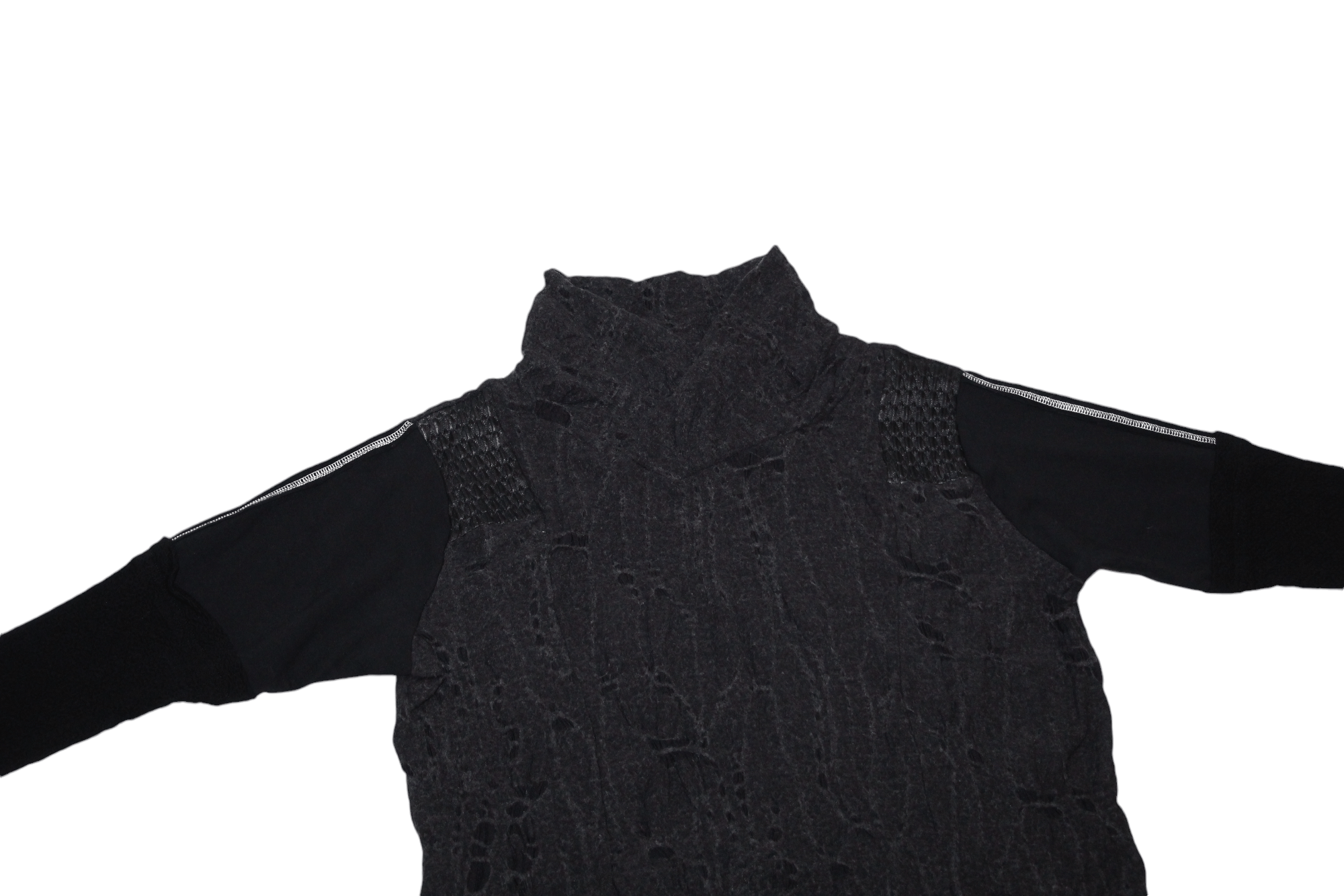 First Aid To The Injured 🔥ARTpoint Vienna mock-neck draped loose jumper Size US XL / EU 56 / 4 - 3 Thumbnail