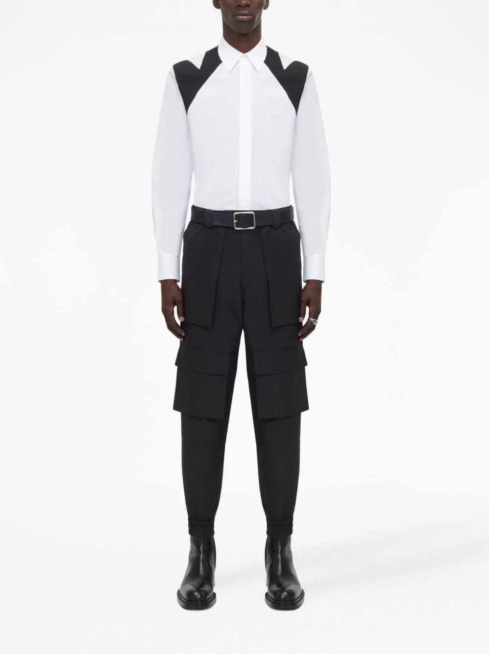 Alexander McQueen Alexander Mcqueen FW23 Cut-out Harness Shirt Size US M / EU 48-50 / 2 - 7 Thumbnail