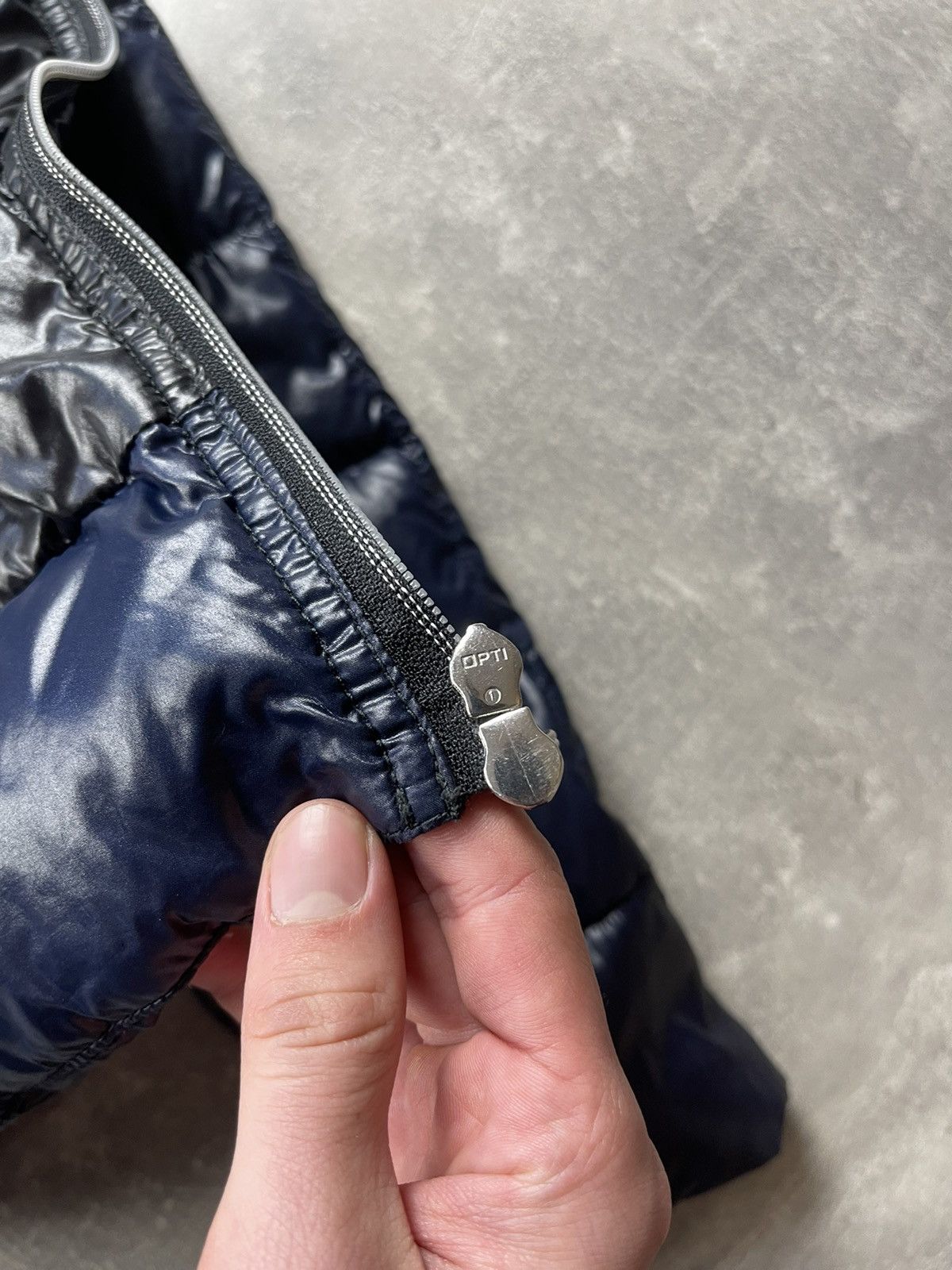 Duvetica Duvetica Hooded Goose Down Puffer Jacket Navy Blue Size 52 Size US L / EU 52-54 / 3 - 16 Thumbnail