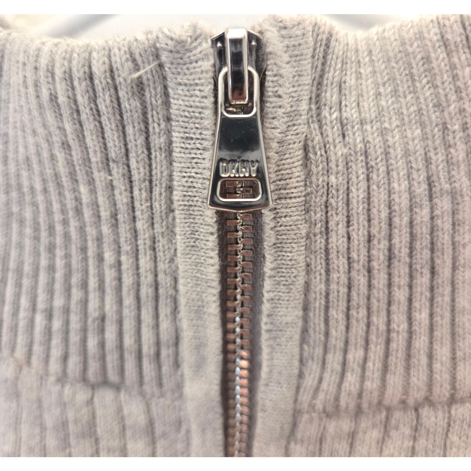 DKNY DKNY Grey Ribbed sweater vintage - XL - NEW with tags Size XL / US 12-14 / IT 48-50 - 5 Thumbnail