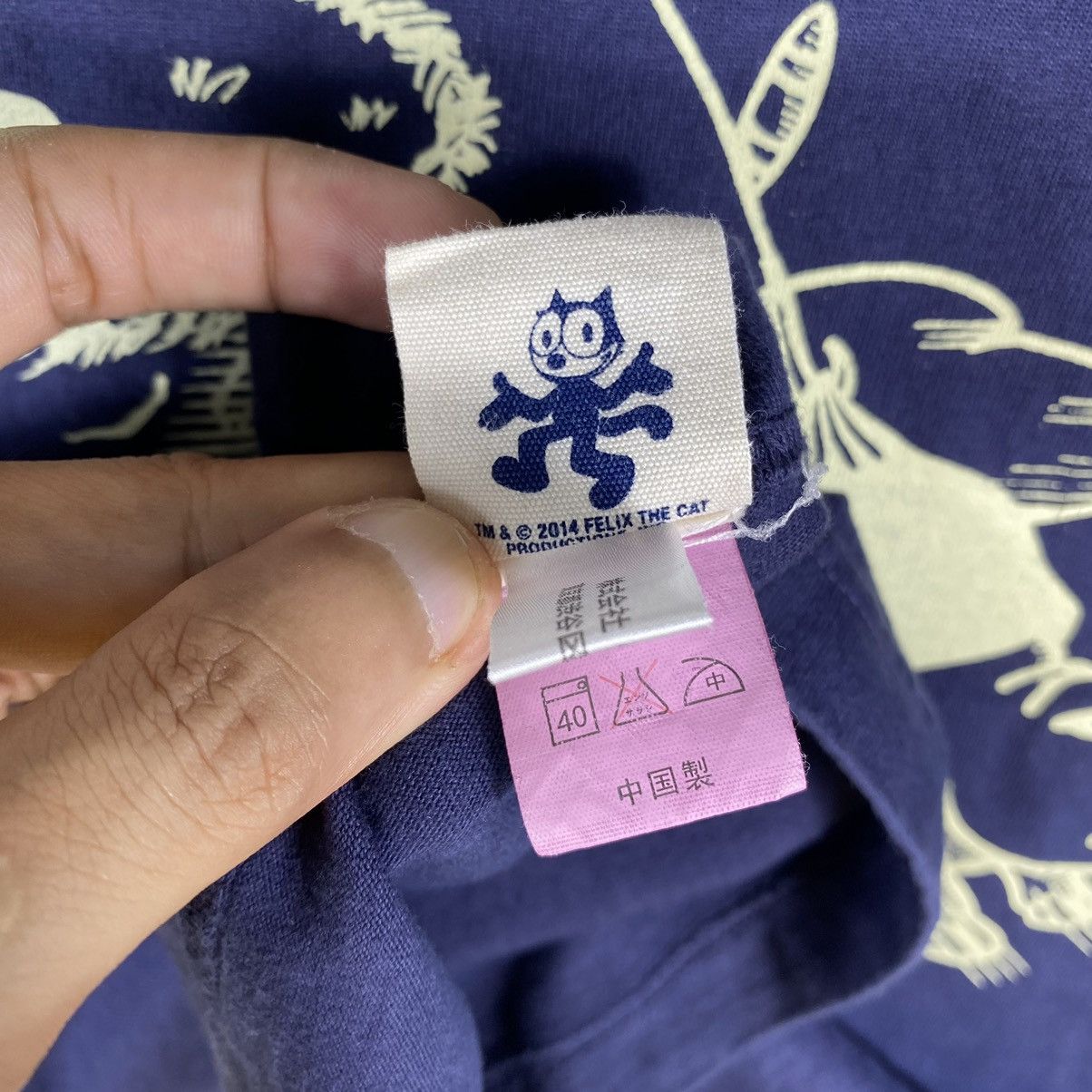 Studio D'Artisan STUDIO D'ARTISAN FELIX Let's Fishing Hunter Cat Indigo Tee Size US L / EU 52-54 / 3 - 10 Thumbnail