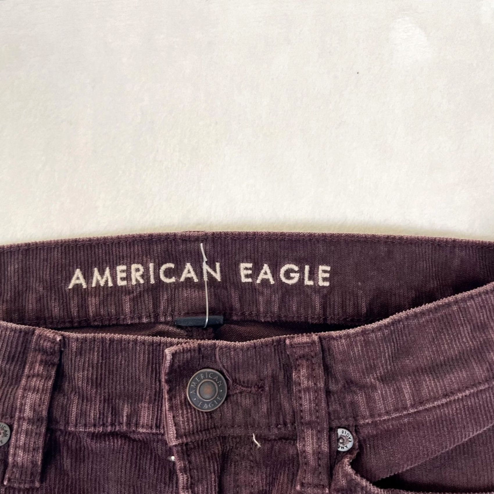 American Eagle Outfitters VINTAGE American Eagle Outfitters Pants Womens 0 Brown 90s Straight Corduroy Stretch Size 25" / US 0 / IT 36 - 4 Thumbnail
