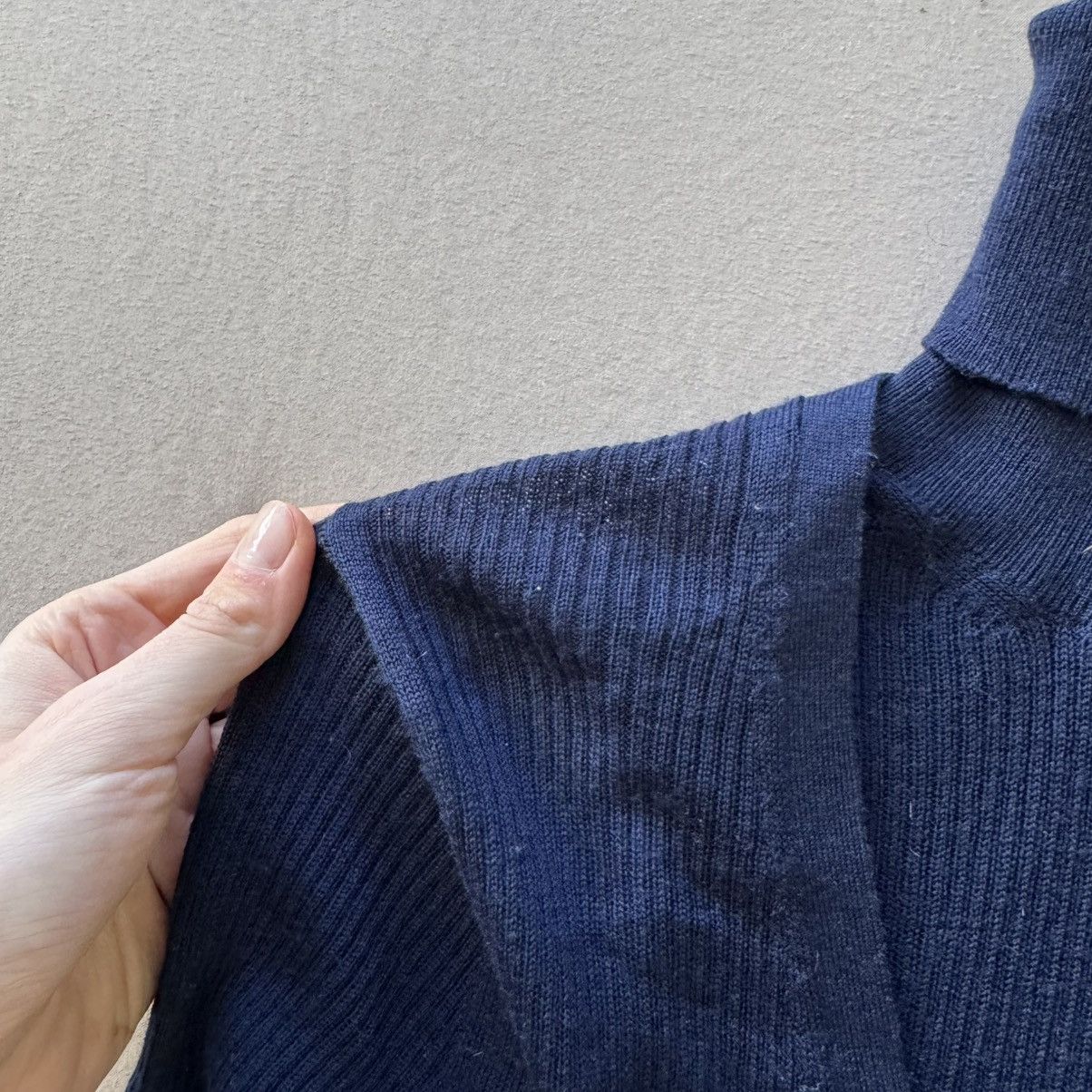 Massimo Dutti MASSIMO DUTTI Merino Wool Ribbed Cardigan & High Neck Top Size S / US 4 / IT 40 - 5 Thumbnail