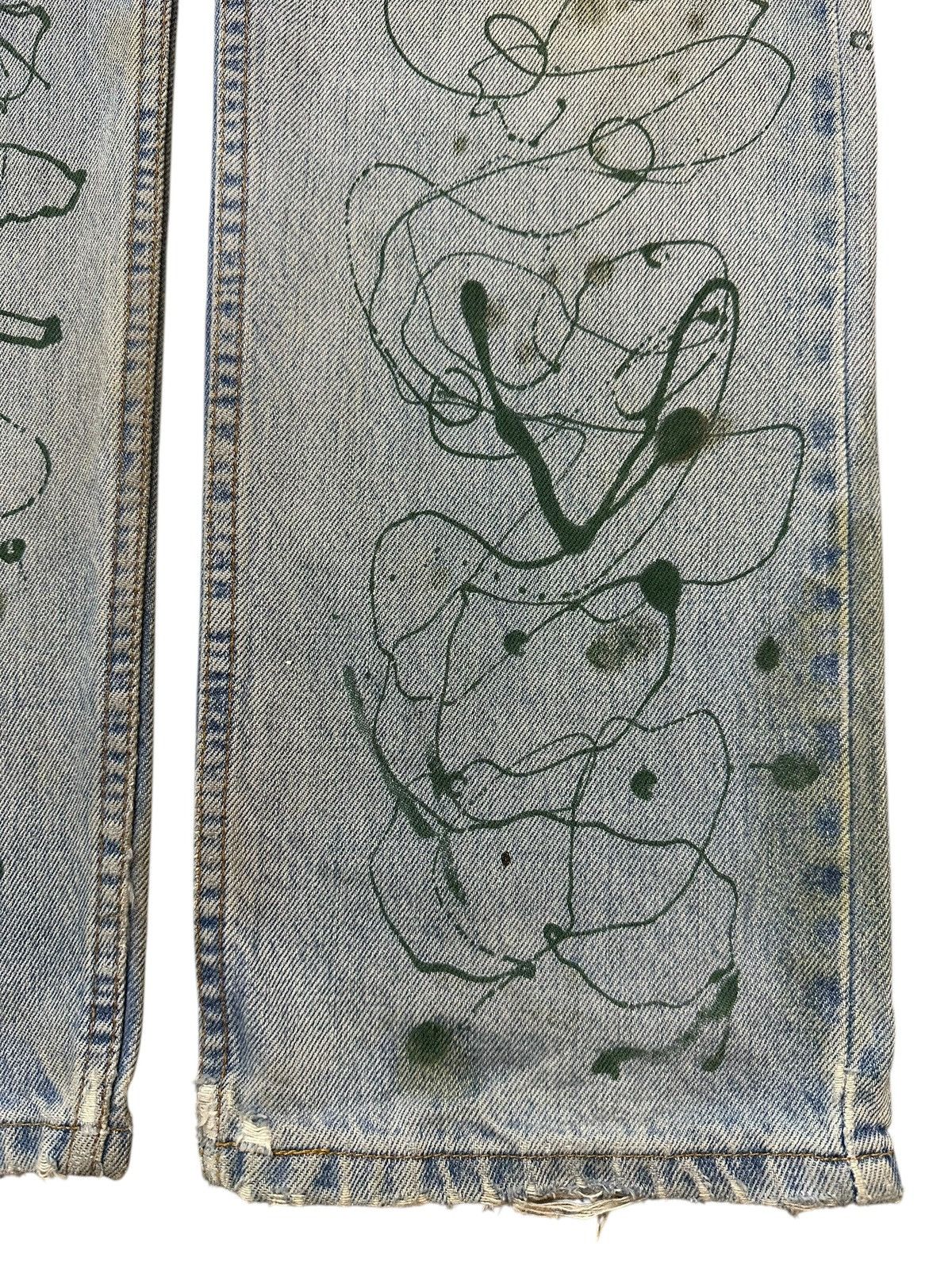 Levi's Vintage 80s Usa Levis 505 Paint Splatter Distressed Jeans Size US 32 / EU 48 - 8 Thumbnail