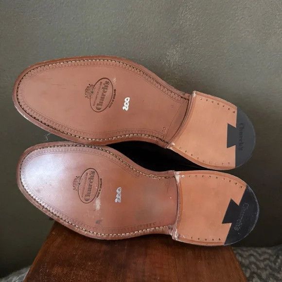Church's Church's BROOKLAND Dark Brown Leather Wingtip Derby Shoes Size US 7 / EU 40 - 8 Thumbnail
