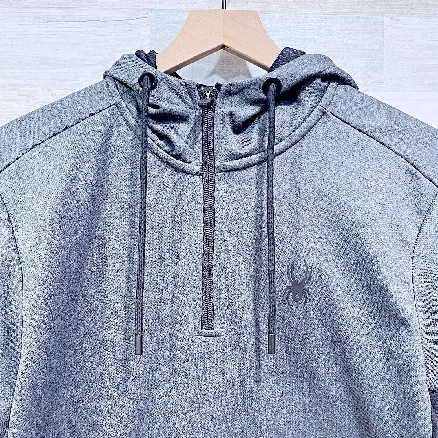 Spyder Spyder ProWeb Performance Fleece Hoodie Gray Mens Medium Size US M / EU 48-50 / 2 - 2 Thumbnail