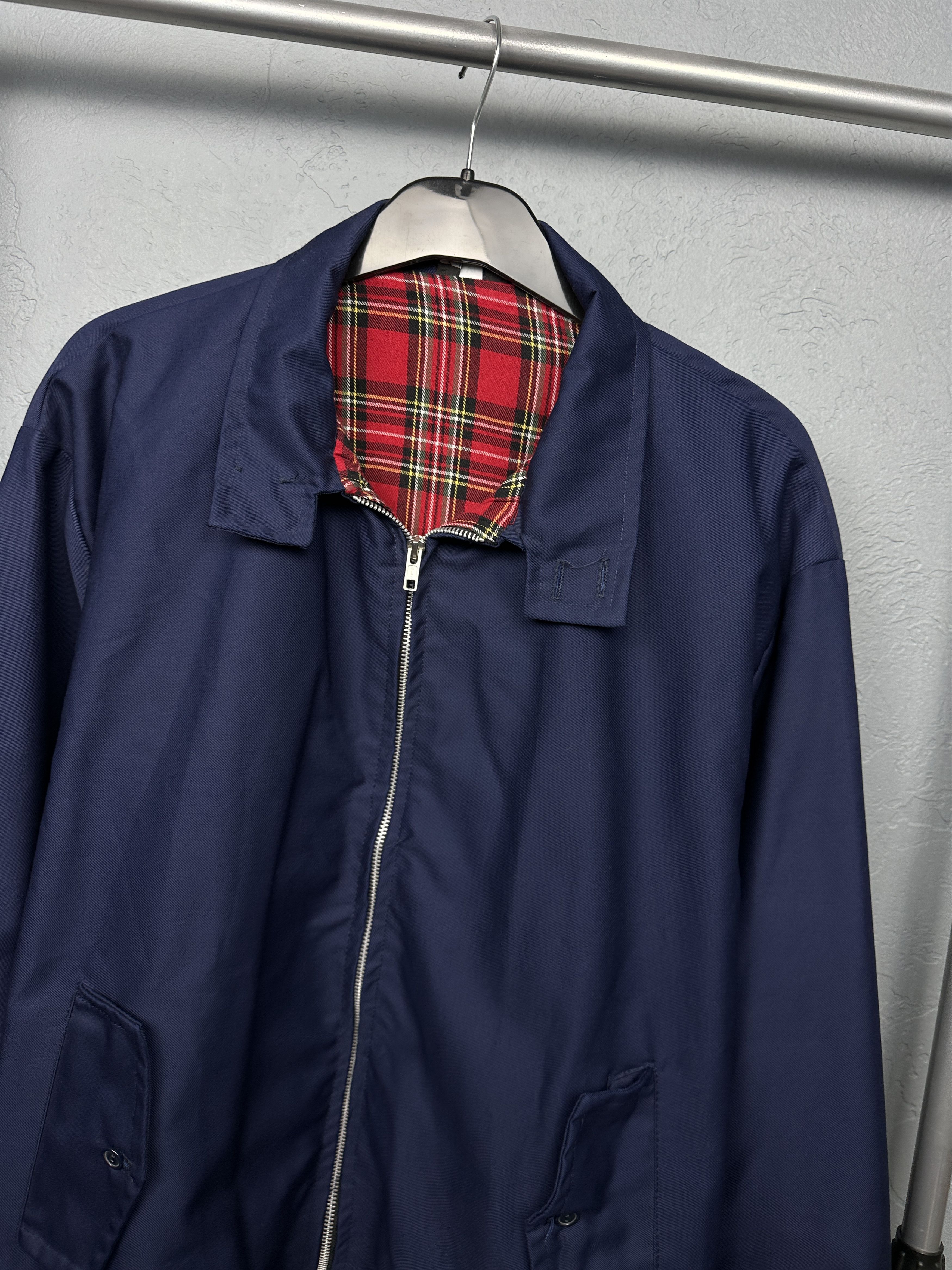New England Outerwear × Vintage Vintage England Plaid Lined Collared Bomber Jacket Size US XXL / EU 58 / 5 - 2 Thumbnail