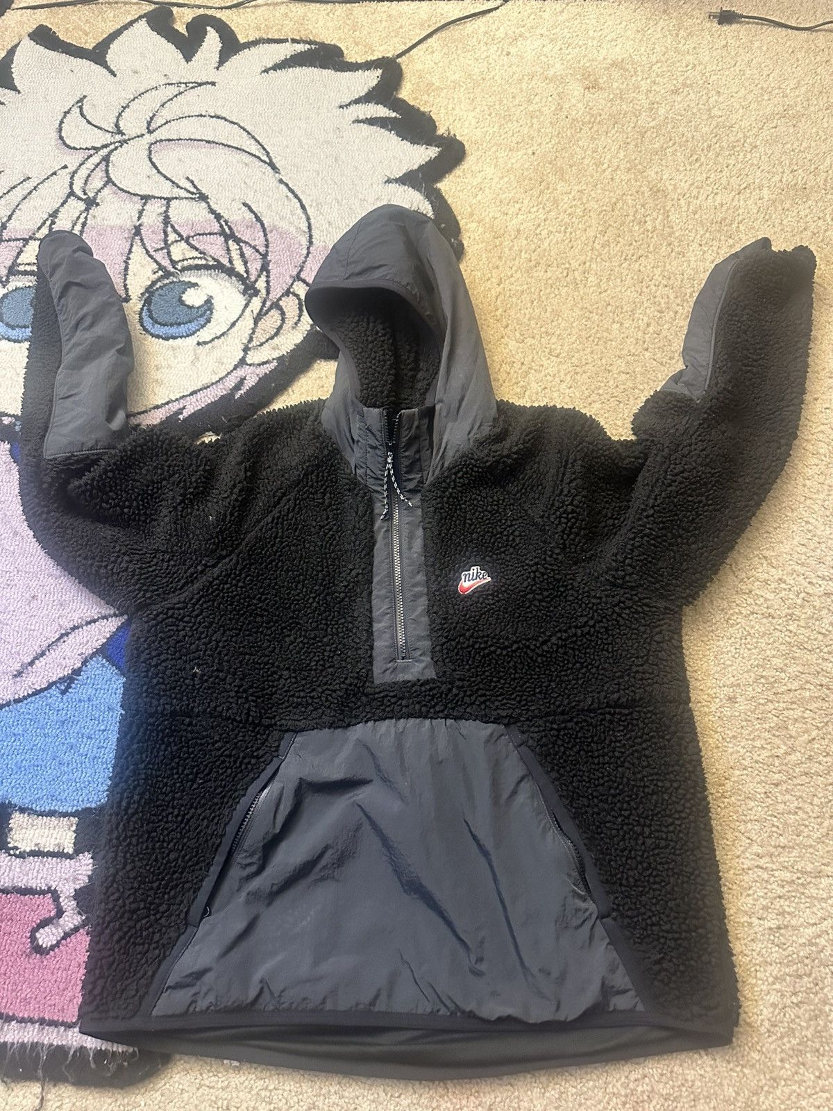 Nike Black Nike quarter zip pullover Size US M / EU 48-50 / 2 - 1 Thumbnail