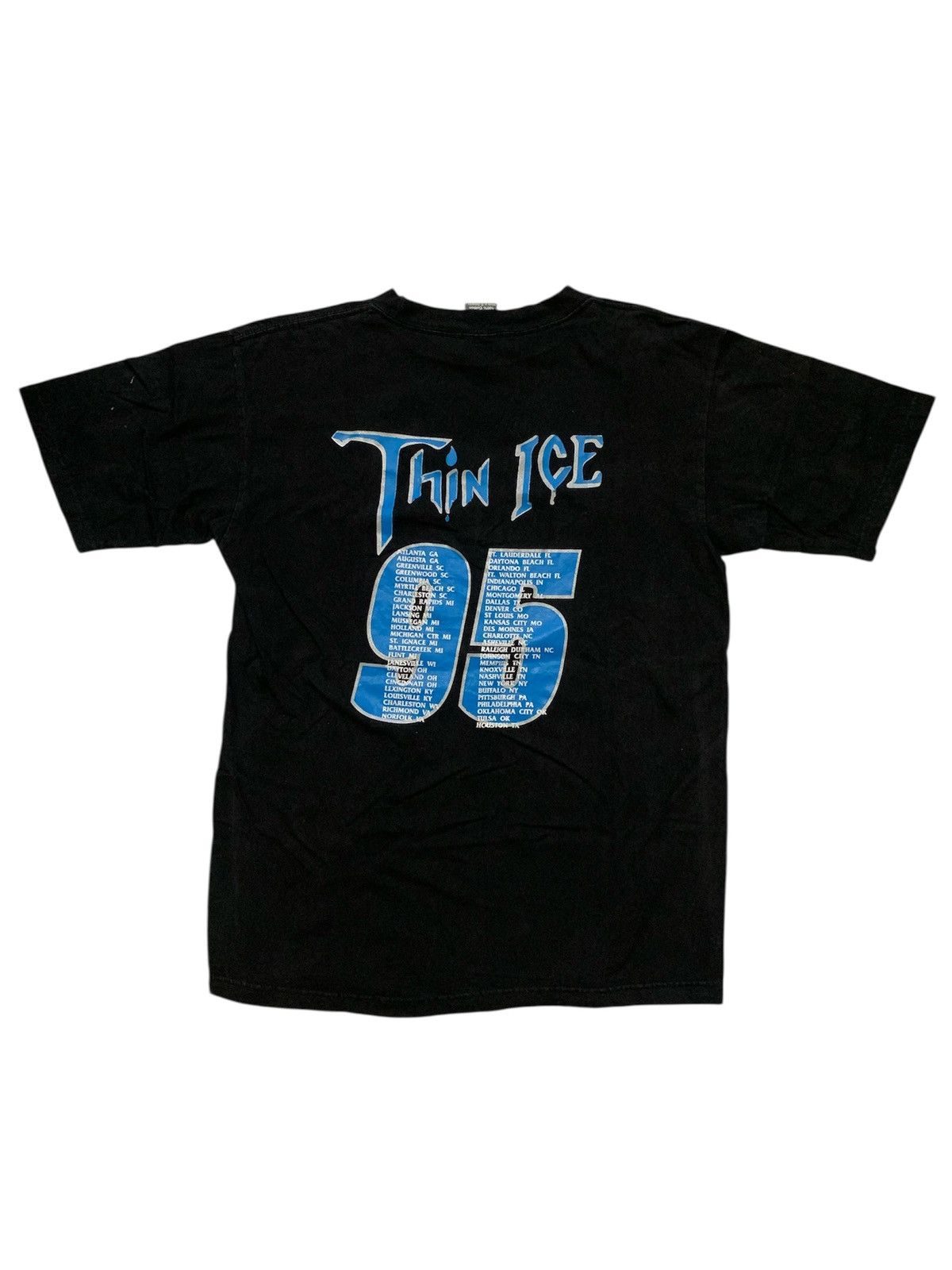 Band Tees Vintage Thin Ice German Hardcore Band Size US L / EU 52-54 / 3 - 2 Thumbnail