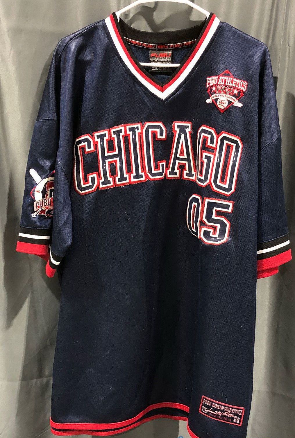 Fubu FUBU jersey, Chicago t-shirt City Series vintage hip hop XXL Size US XXL / EU 58 / 5 - 1 Thumbnail
