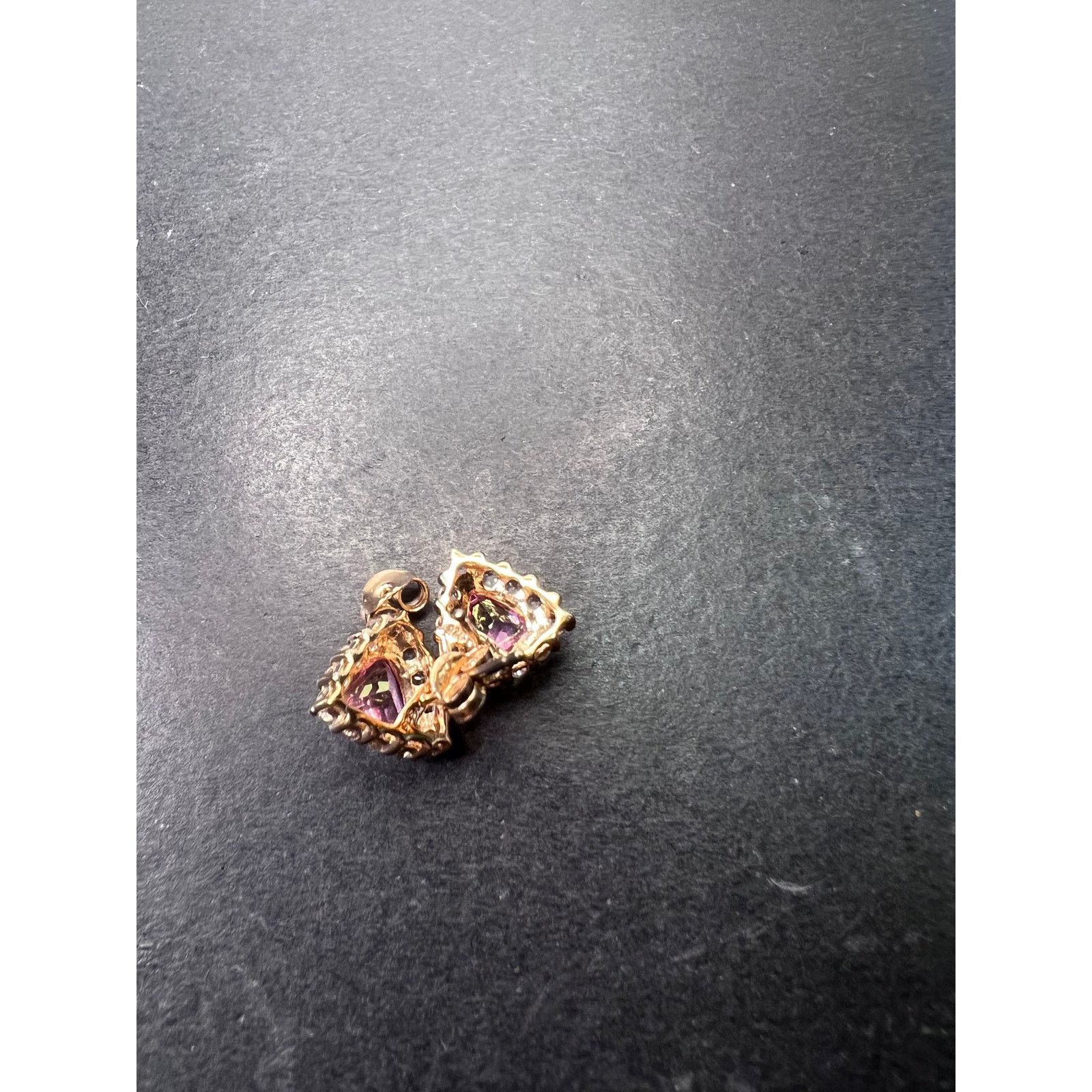 Other Pink topaz zircon stud earrings in rose gold over sterling Size ONE SIZE - 9 Thumbnail