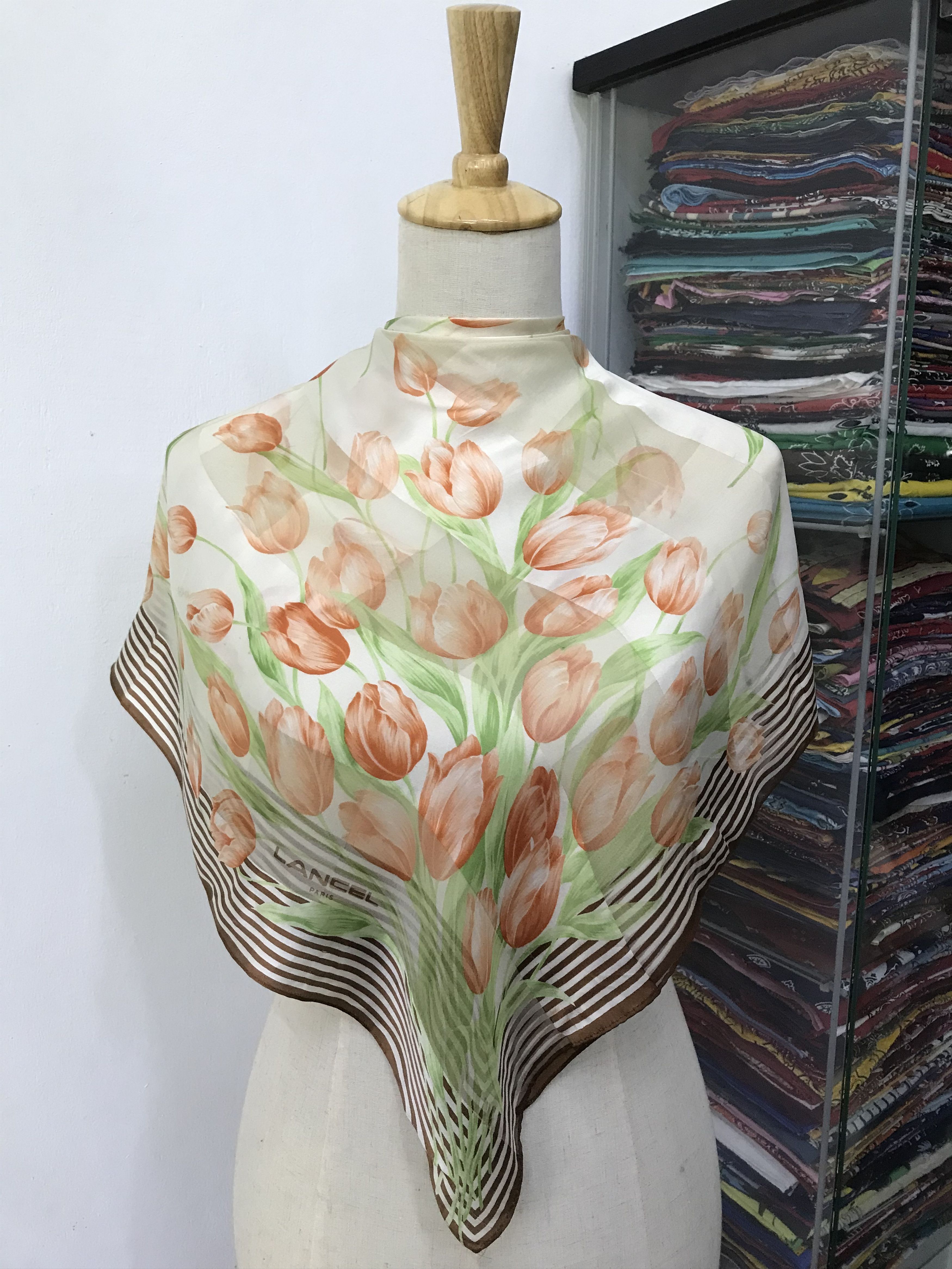 Lancel Vintage Lancel Silk Scarf Size ONE SIZE - 1 Thumbnail