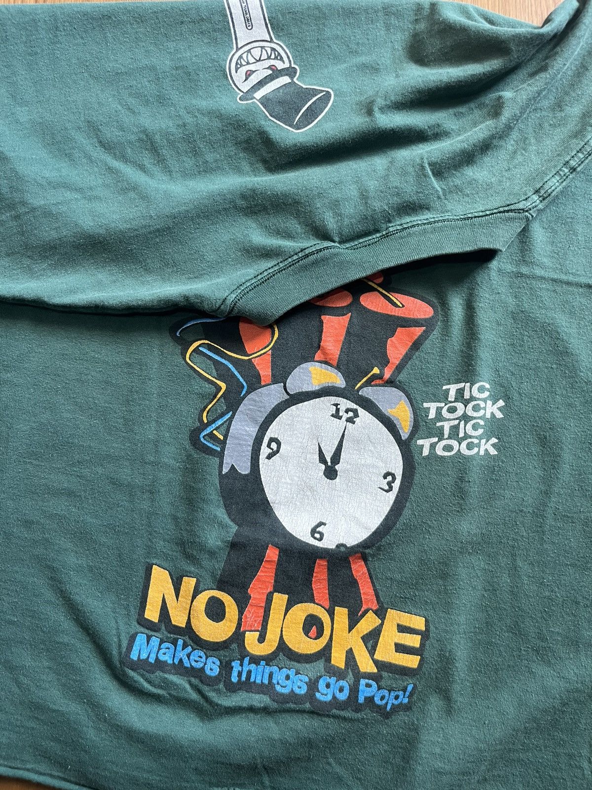 Vintage Vintage NO JOKE Makes things go pop! 90’s Streetwears Tshirt Size US XL / EU 56 / 4 - 1 Thumbnail