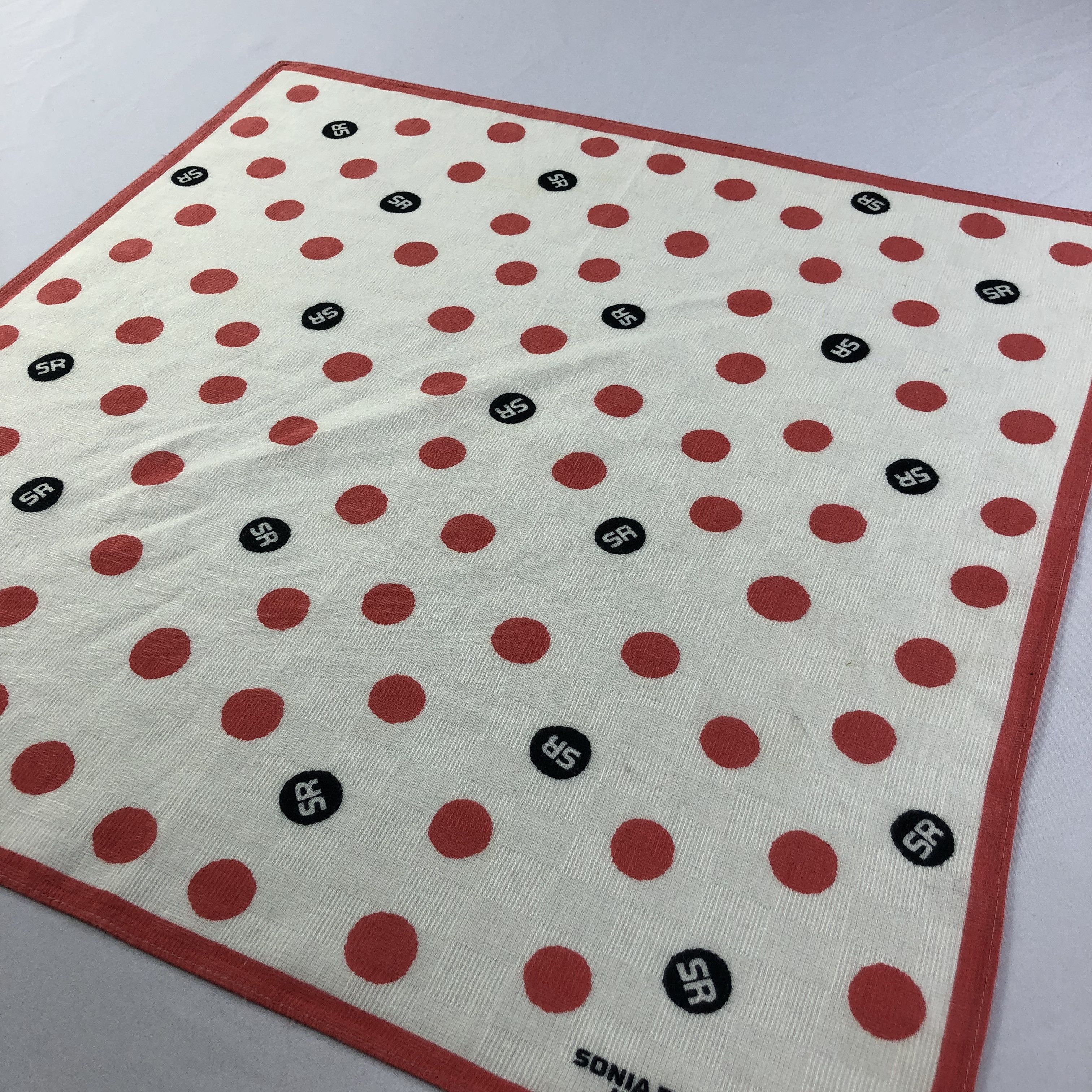 Sonia Rykiel × Vintage Sonia Rykiel Handkerchief Neckerchief Bandana H2088 Size ONE SIZE - 3 Thumbnail