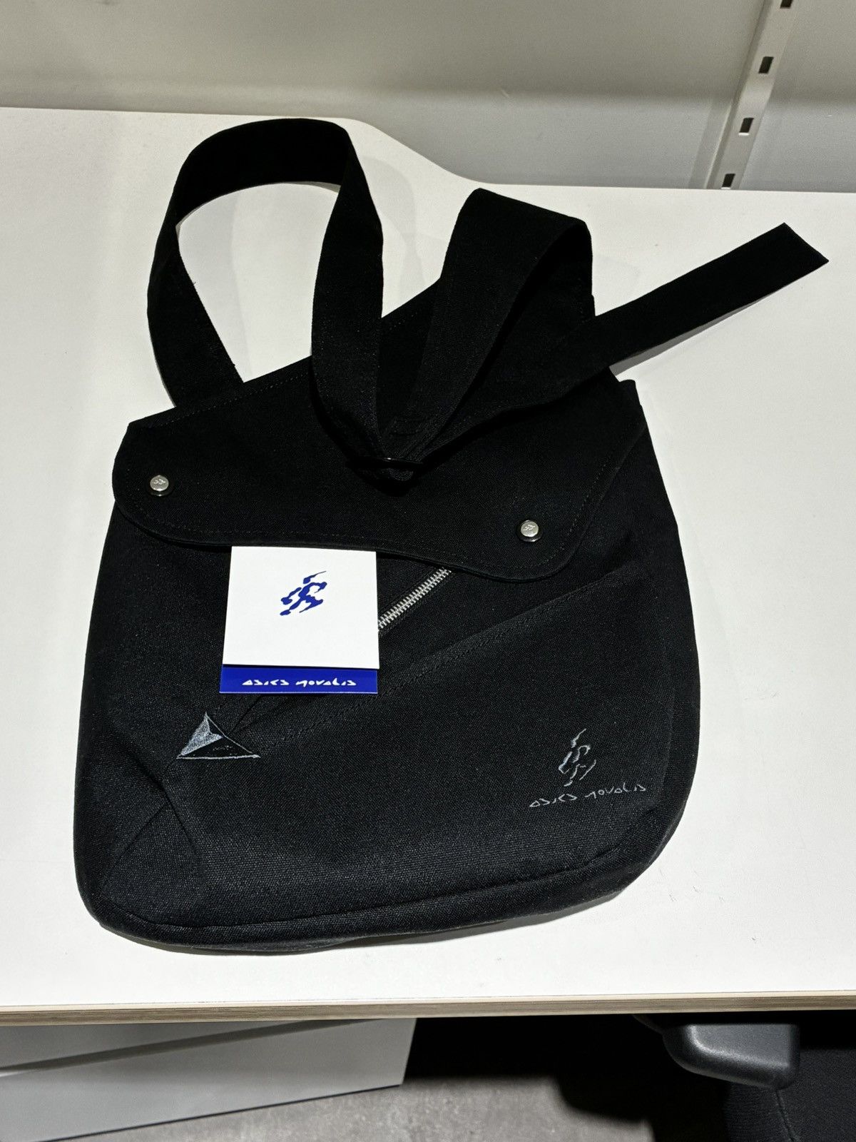 Kiko Kostadinov SS21 00102021 Isaac Cross Body Bag Dazzle Blue